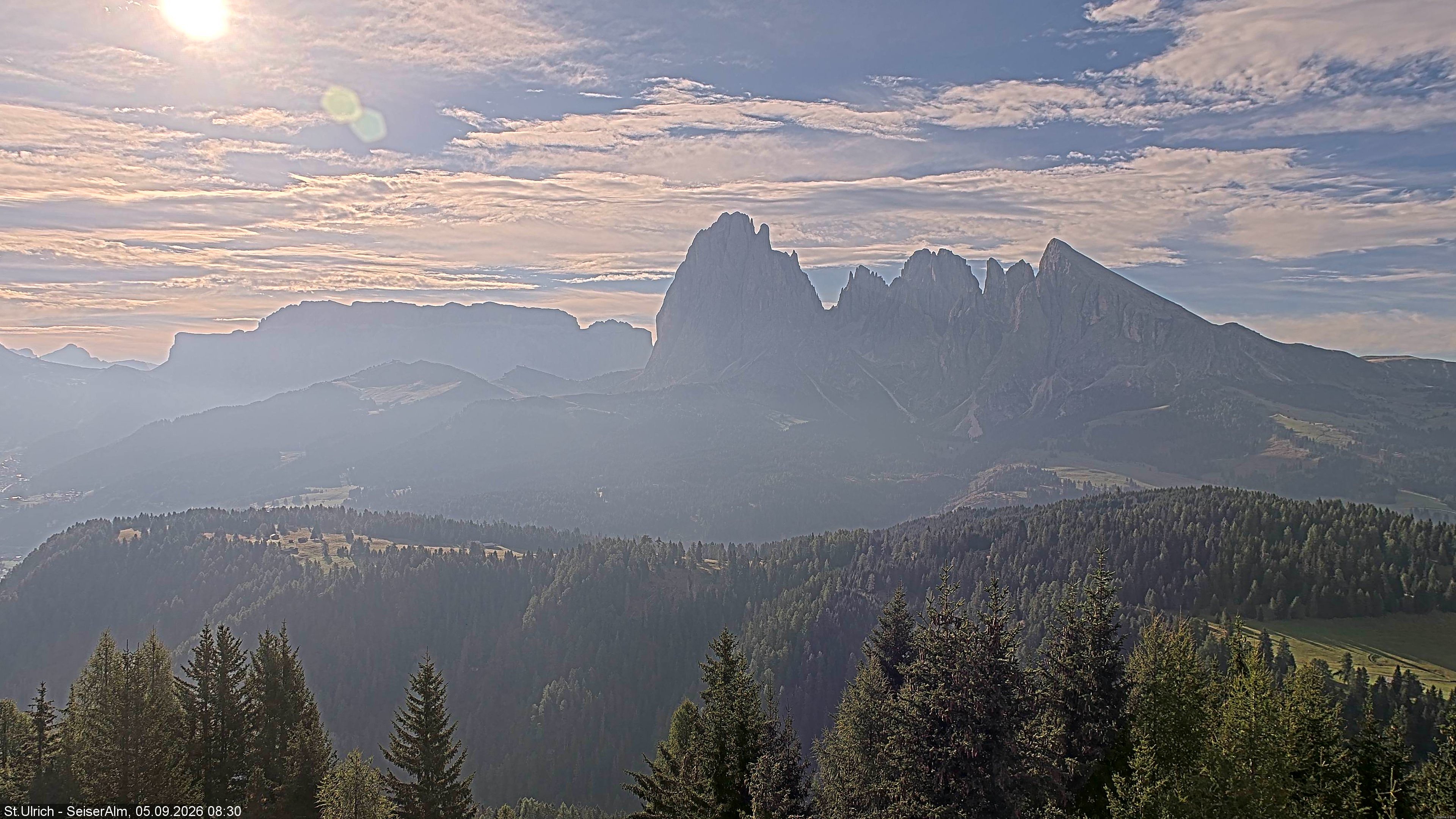 Archiv Foto Webcam Ausblick Seiser Alm