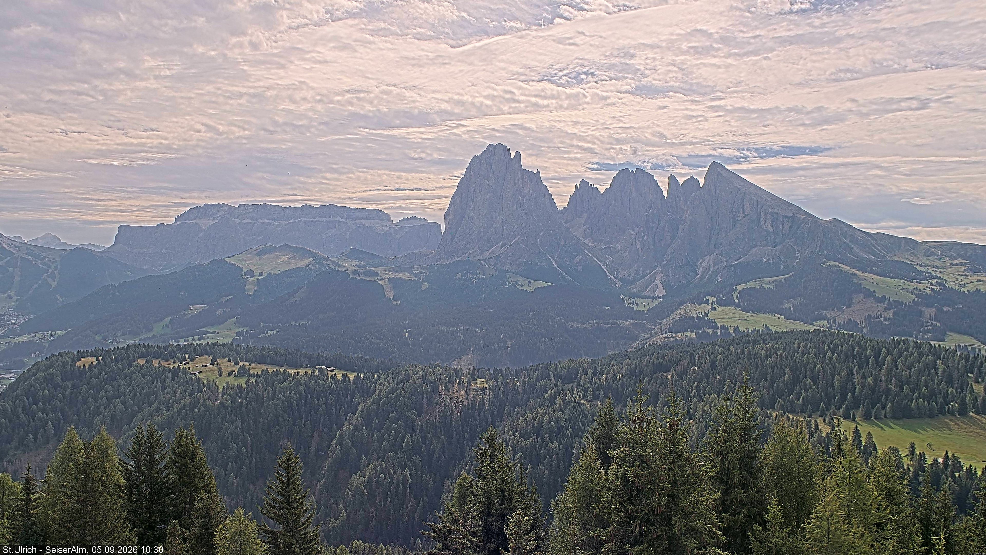 Archiv Foto Webcam Ausblick Seiser Alm