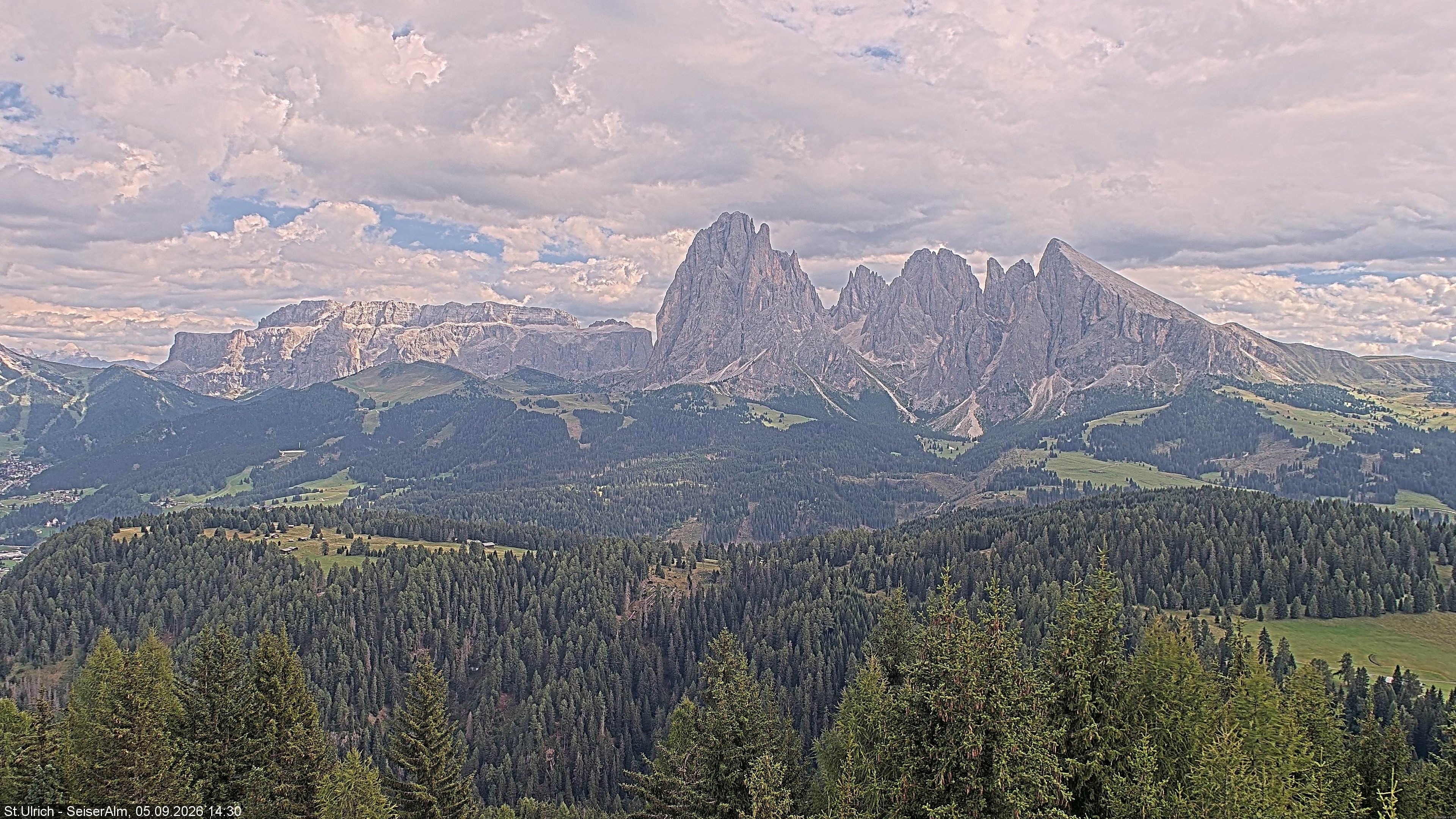 Archiv Foto Webcam Ausblick Seiser Alm