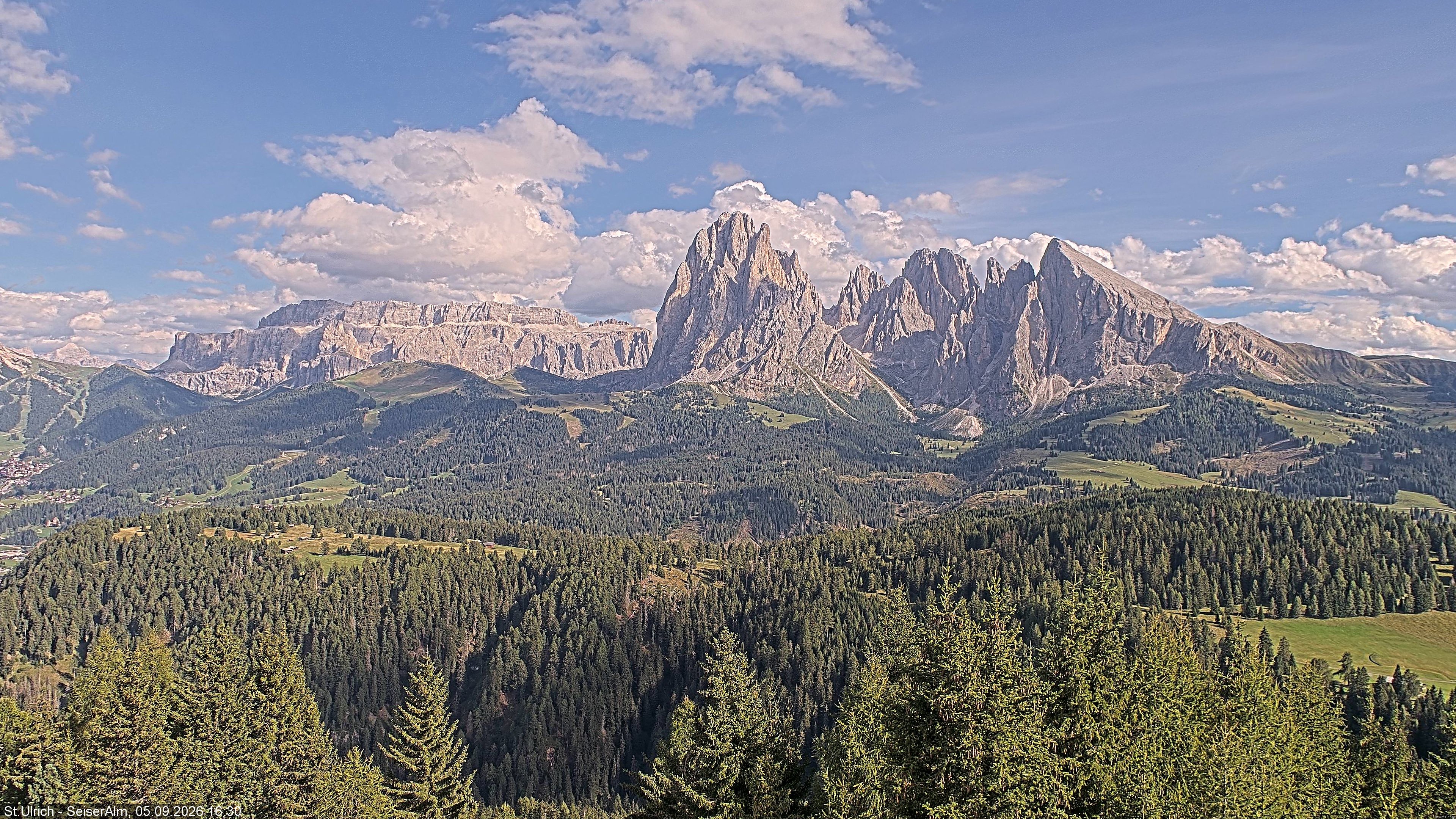 Archiv Foto Webcam Ausblick Seiser Alm