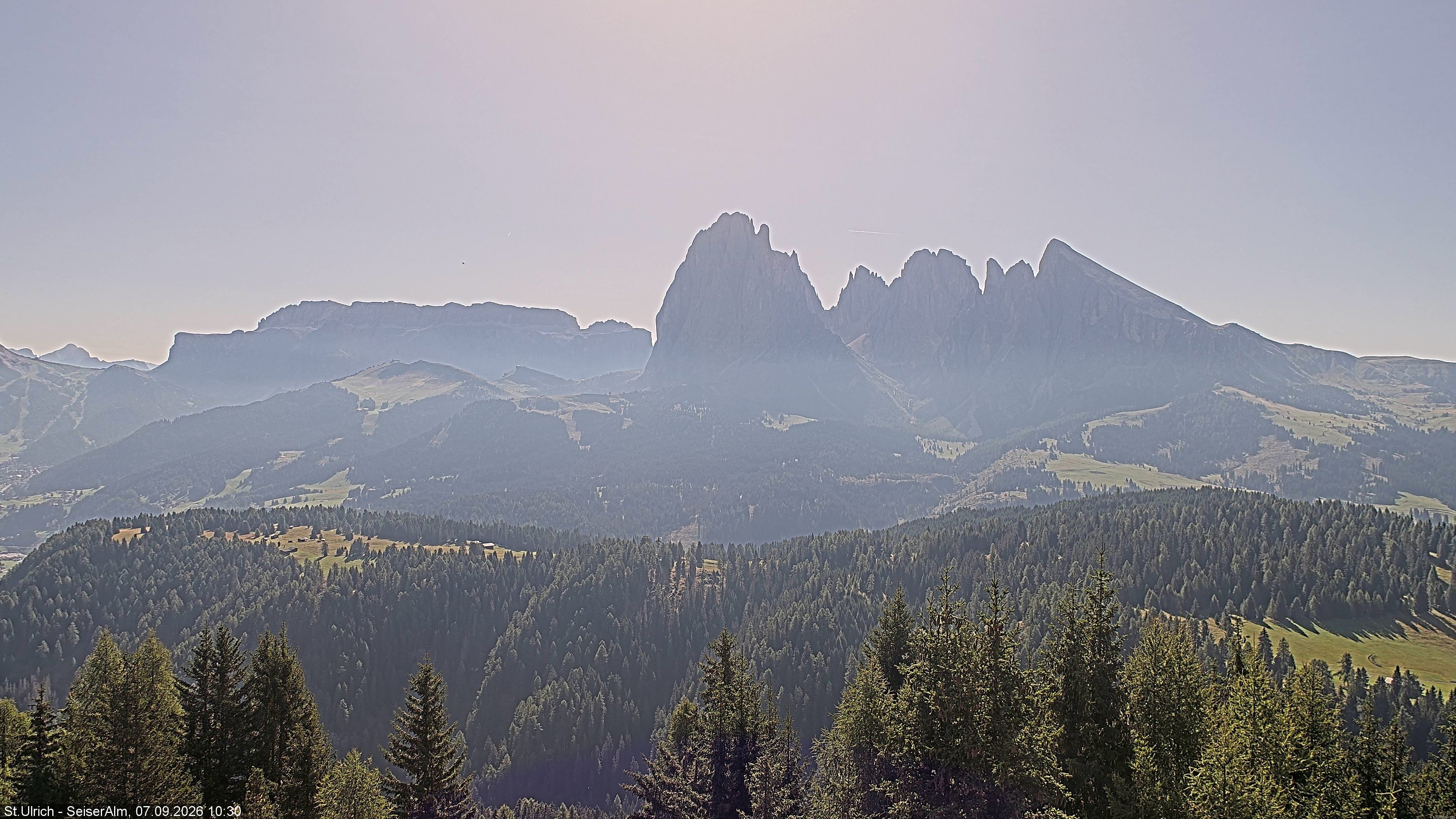 Archiv Foto Webcam Ausblick Seiser Alm