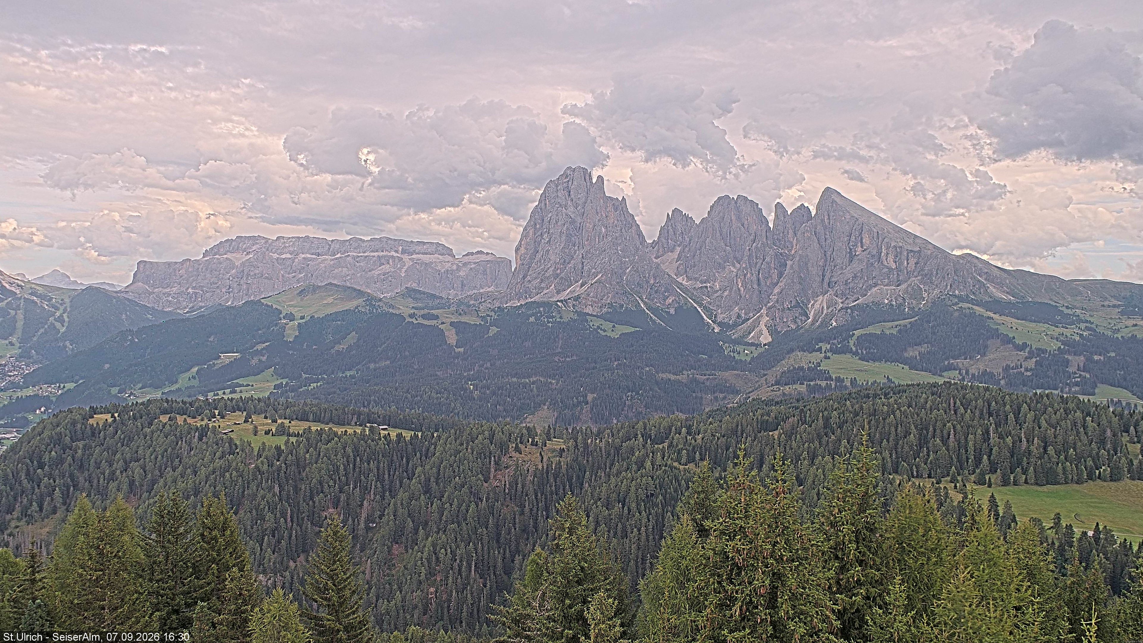 Archiv Foto Webcam Ausblick Seiser Alm