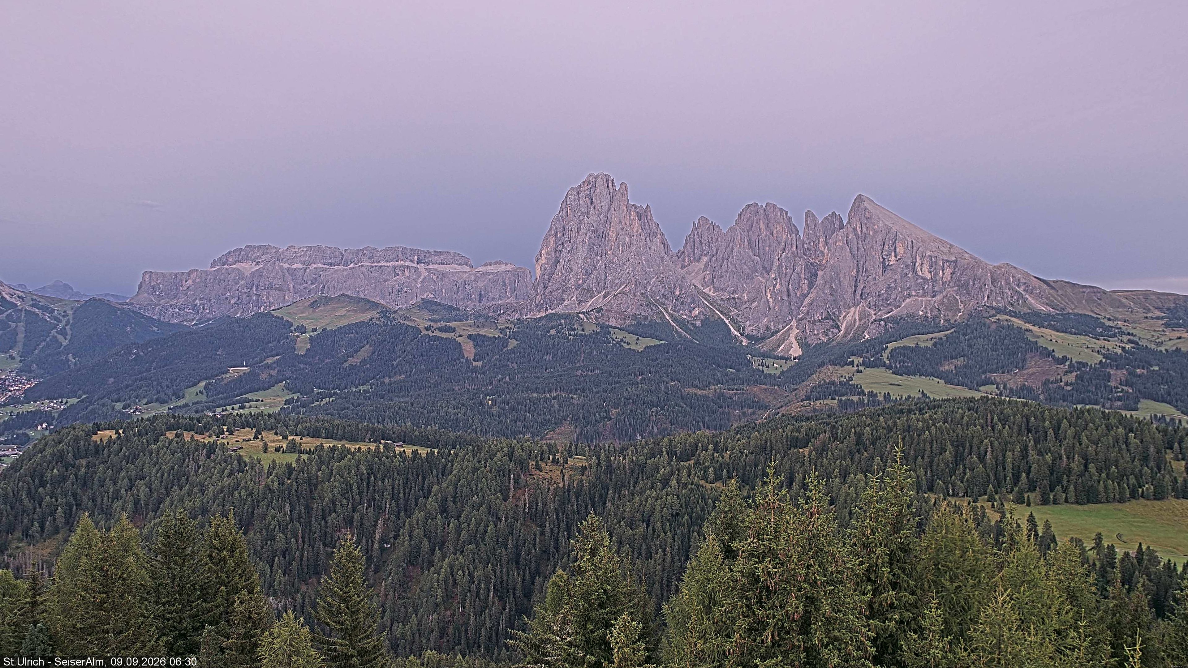 Archiv Foto Webcam Ausblick Seiser Alm