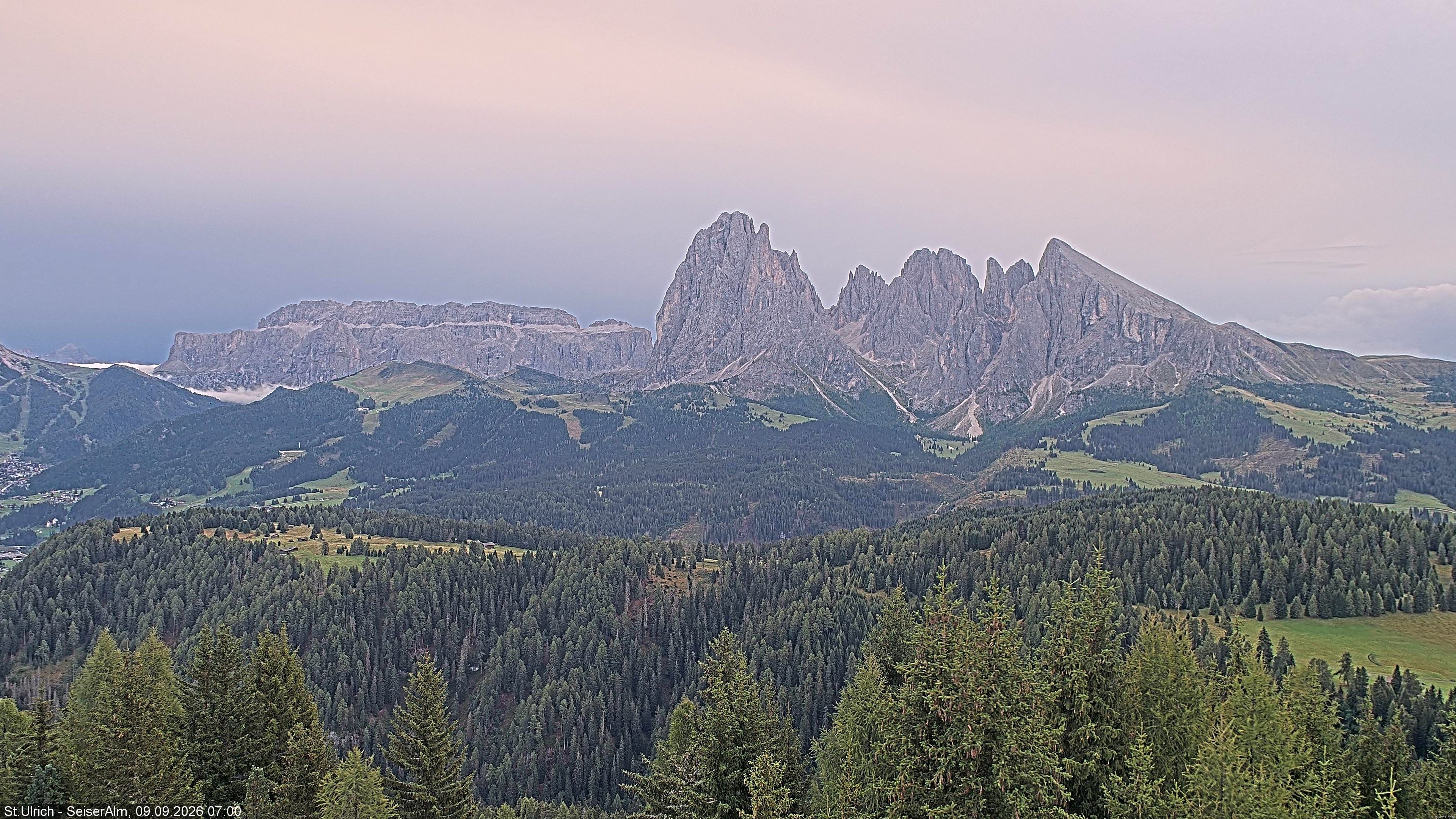 Archiv Foto Webcam Ausblick Seiser Alm