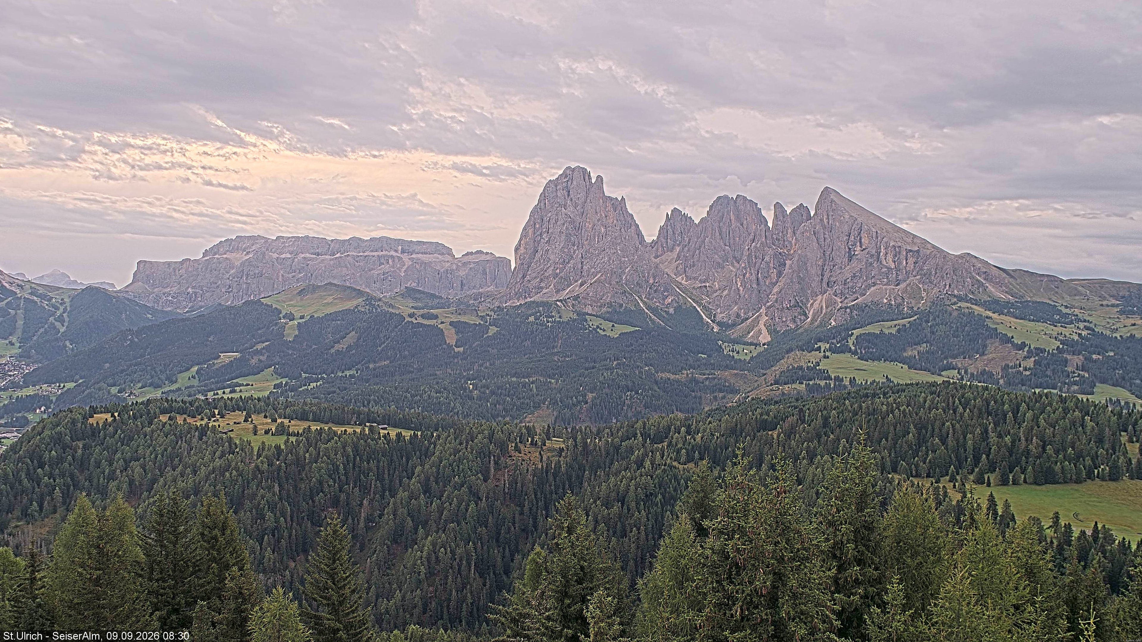 Archiv Foto Webcam Ausblick Seiser Alm