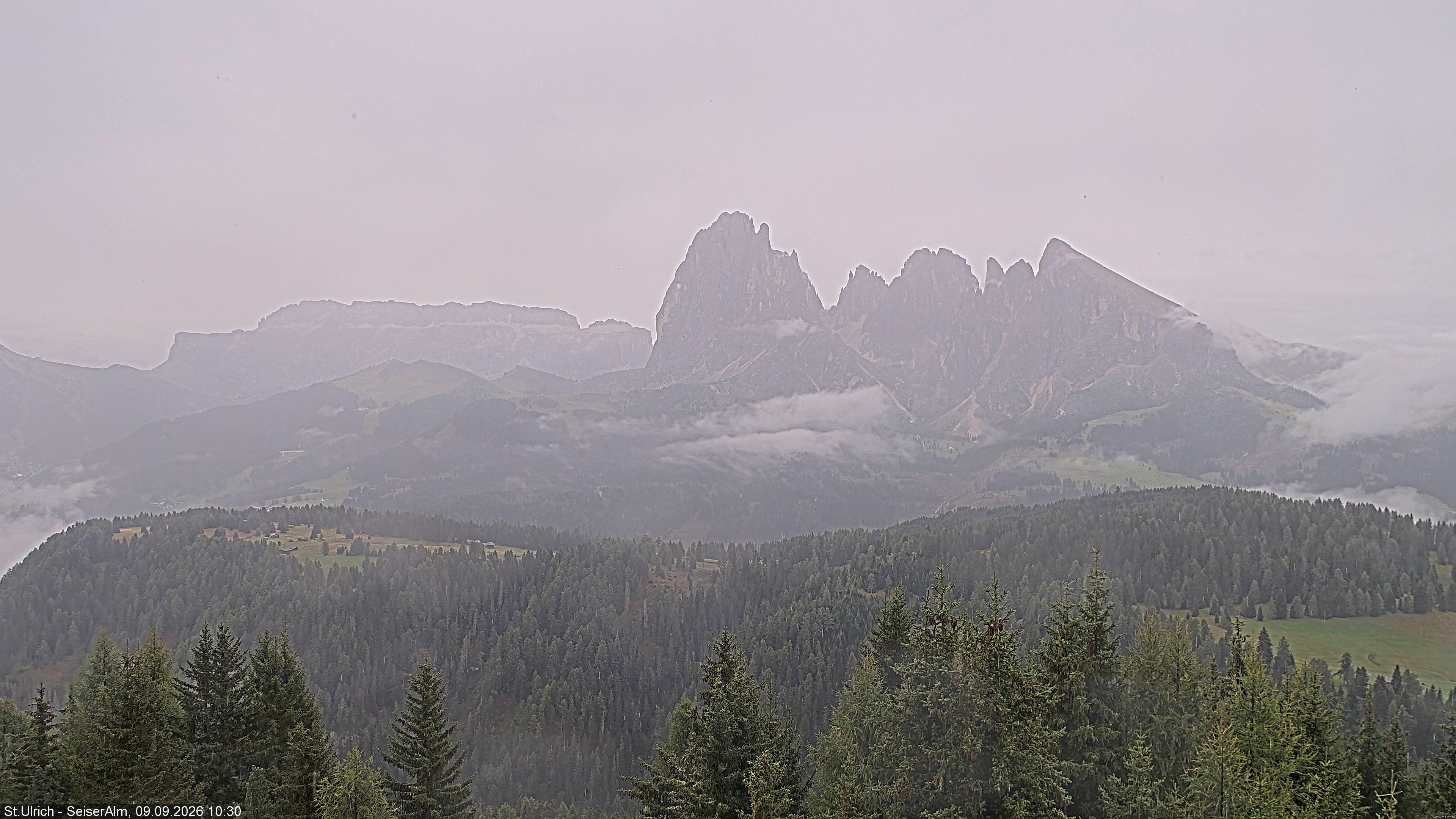 Archiv Foto Webcam Ausblick Seiser Alm