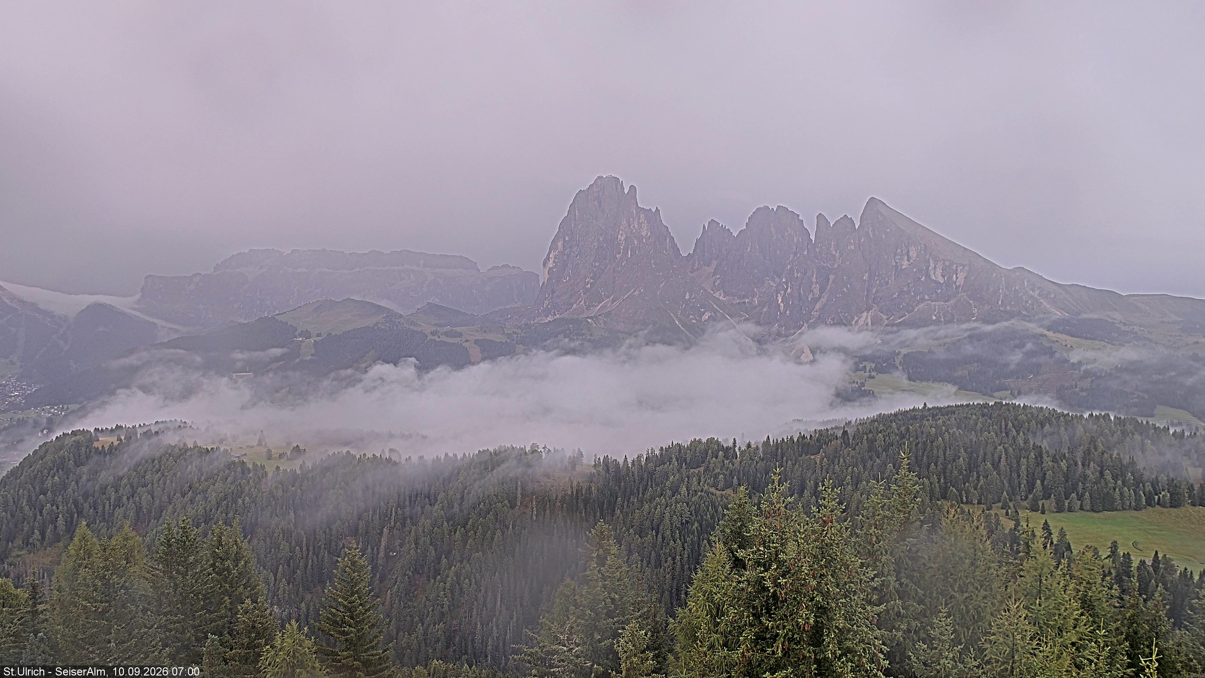 Archiv Foto Webcam Ausblick Seiser Alm