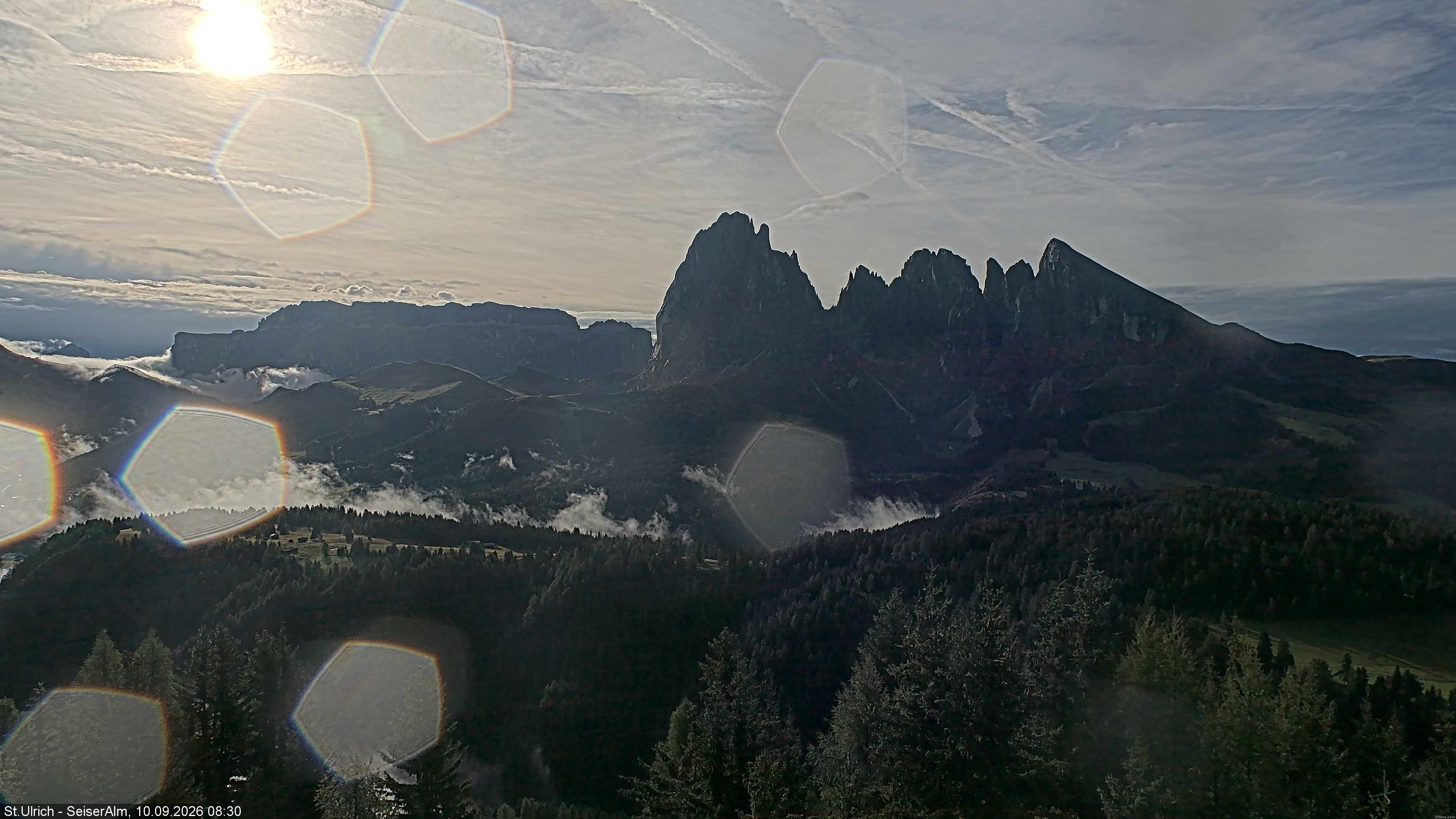 Archiv Foto Webcam Ausblick Seiser Alm
