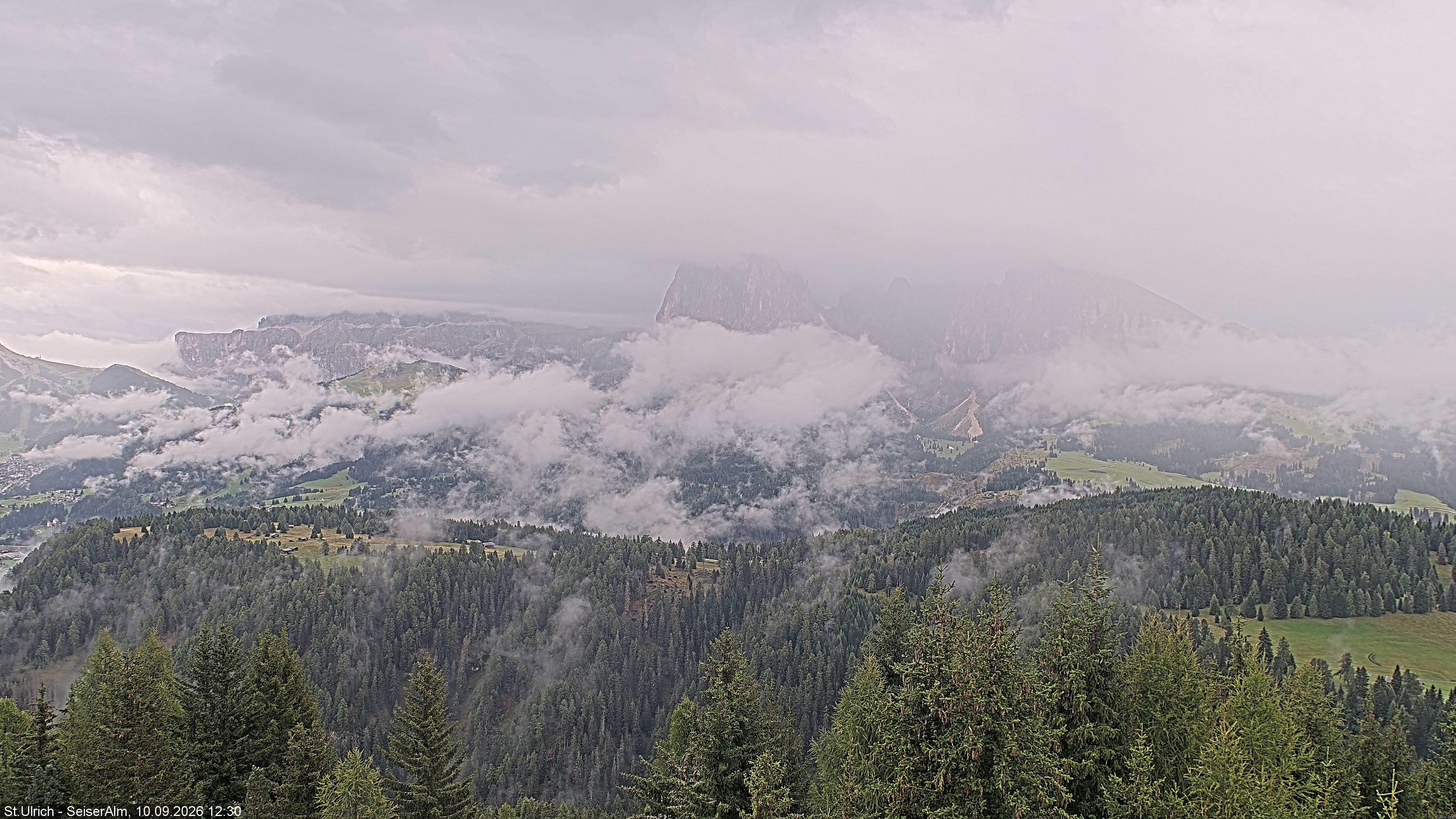Archiv Foto Webcam Ausblick Seiser Alm