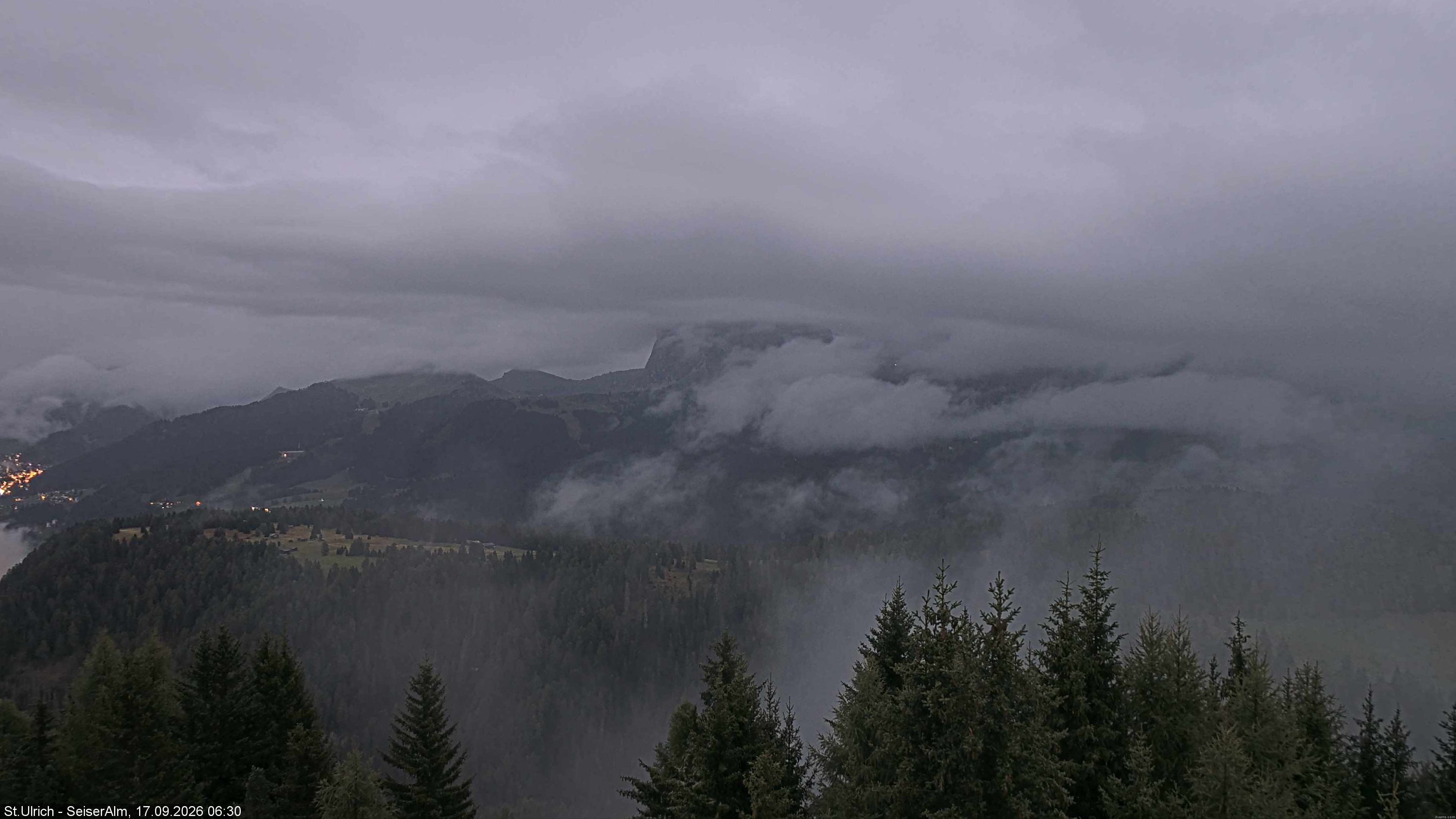Archived image Webcam Vista Alpe di Siusi