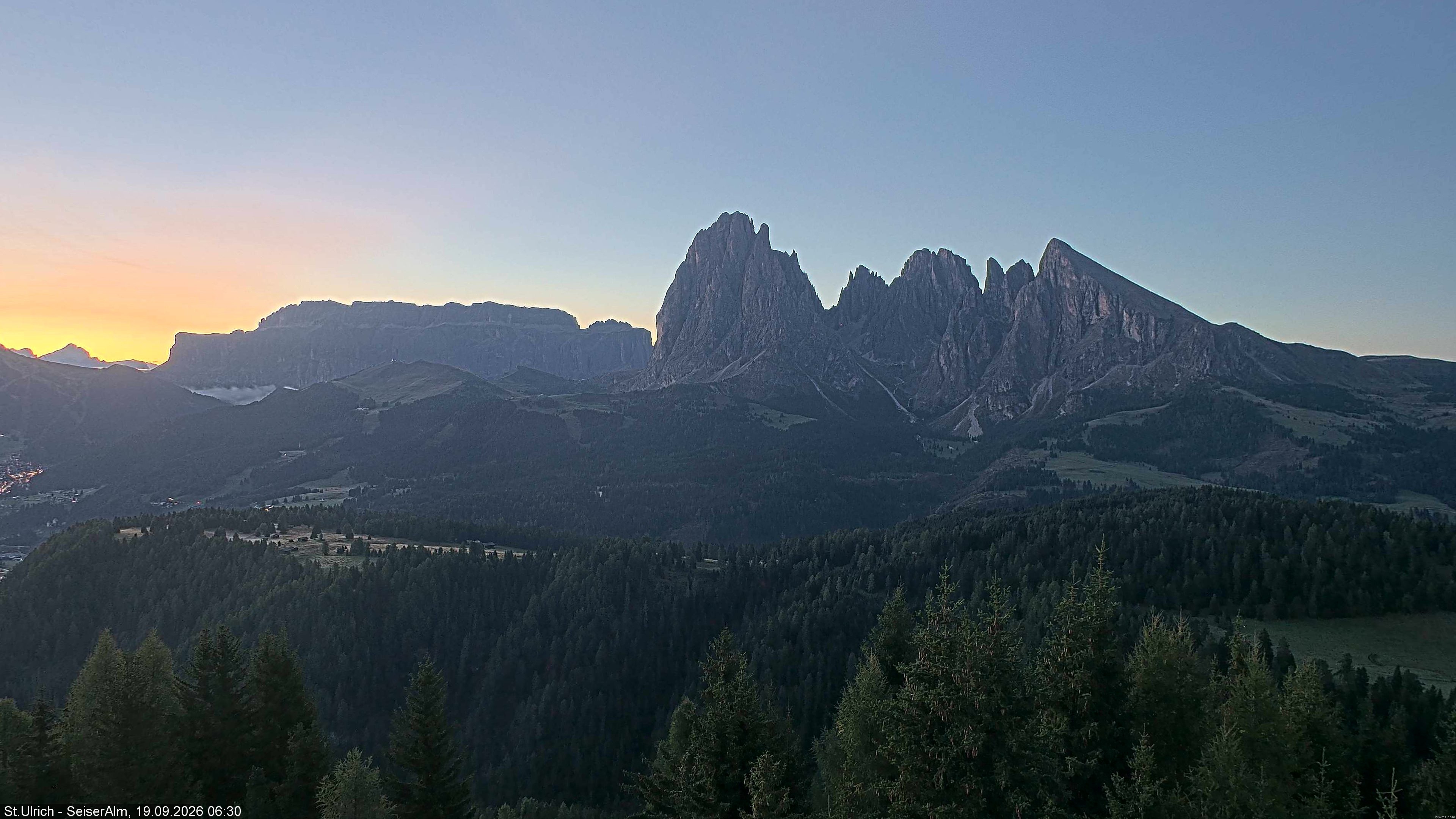 Archiv Foto Webcam Ausblick Seiser Alm