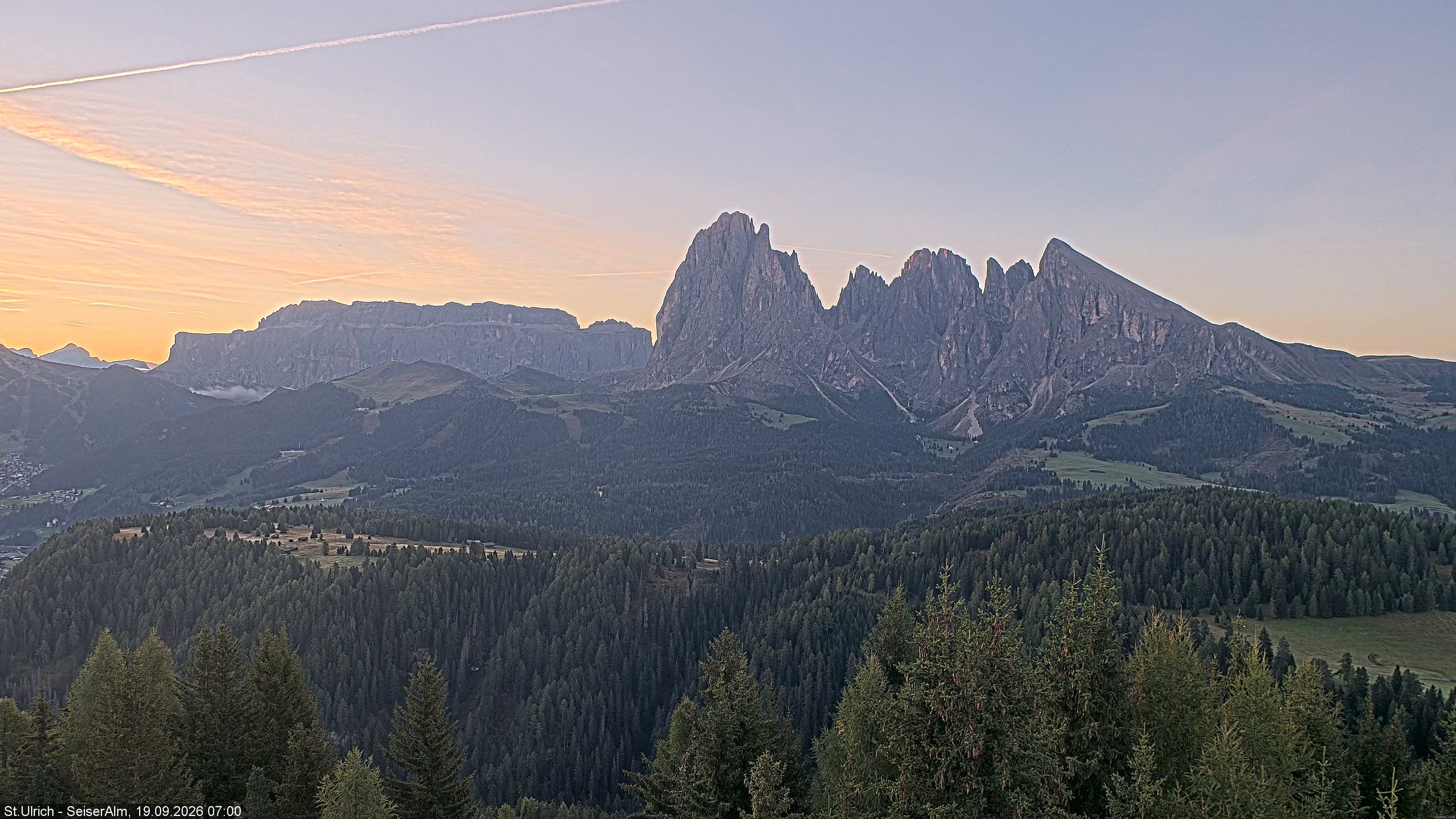 Archiv Foto Webcam Ausblick Seiser Alm