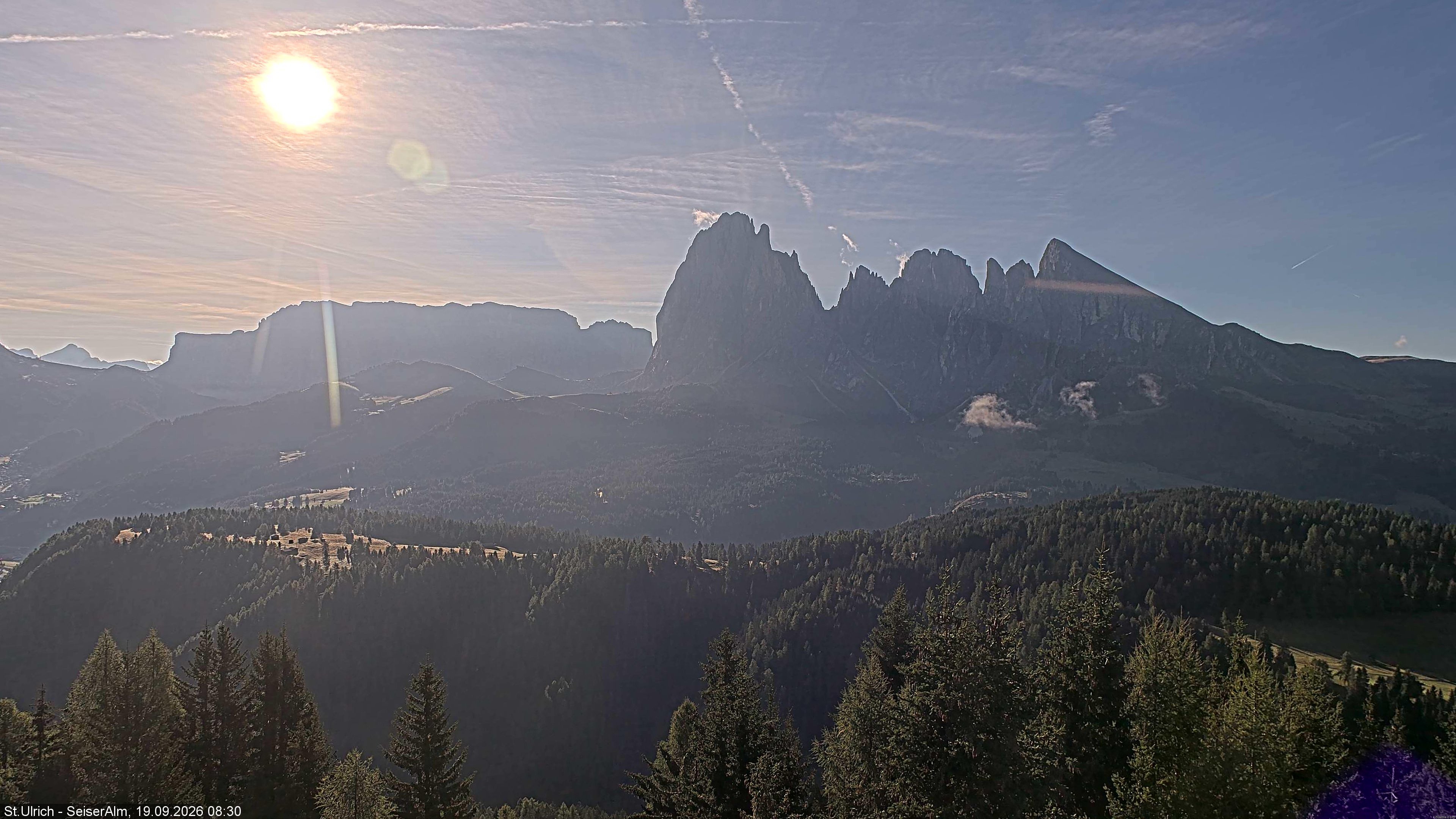Archiv Foto Webcam Ausblick Seiser Alm