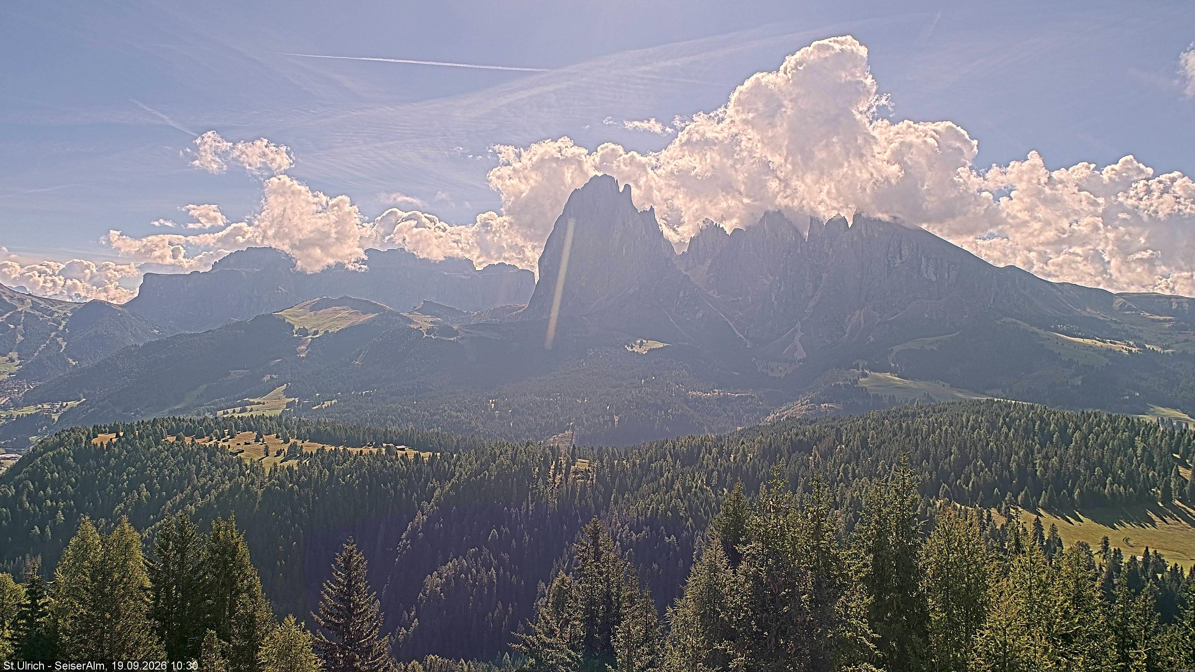 Archiv Foto Webcam Ausblick Seiser Alm