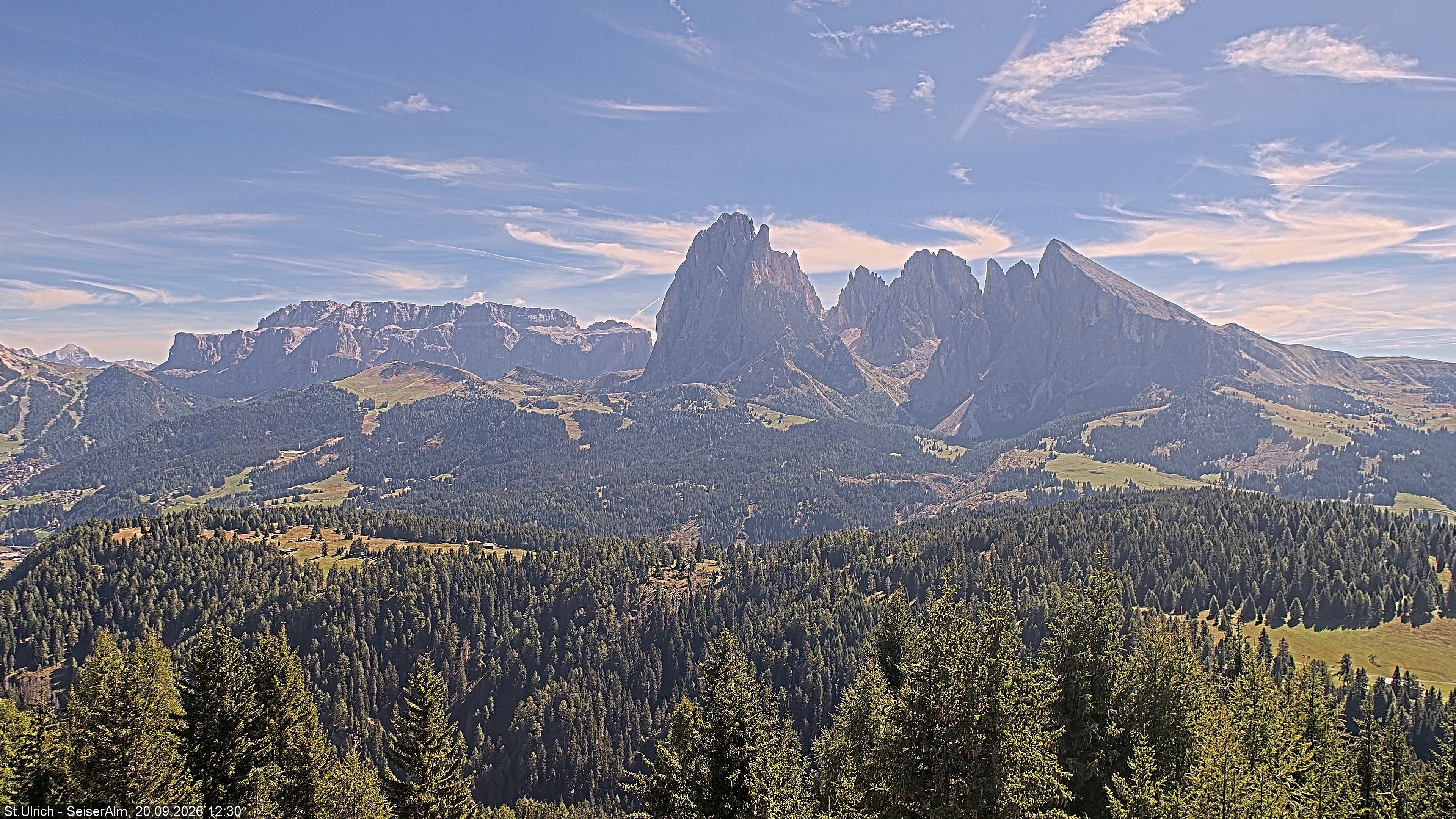 Archiv Foto Webcam Ausblick Seiser Alm