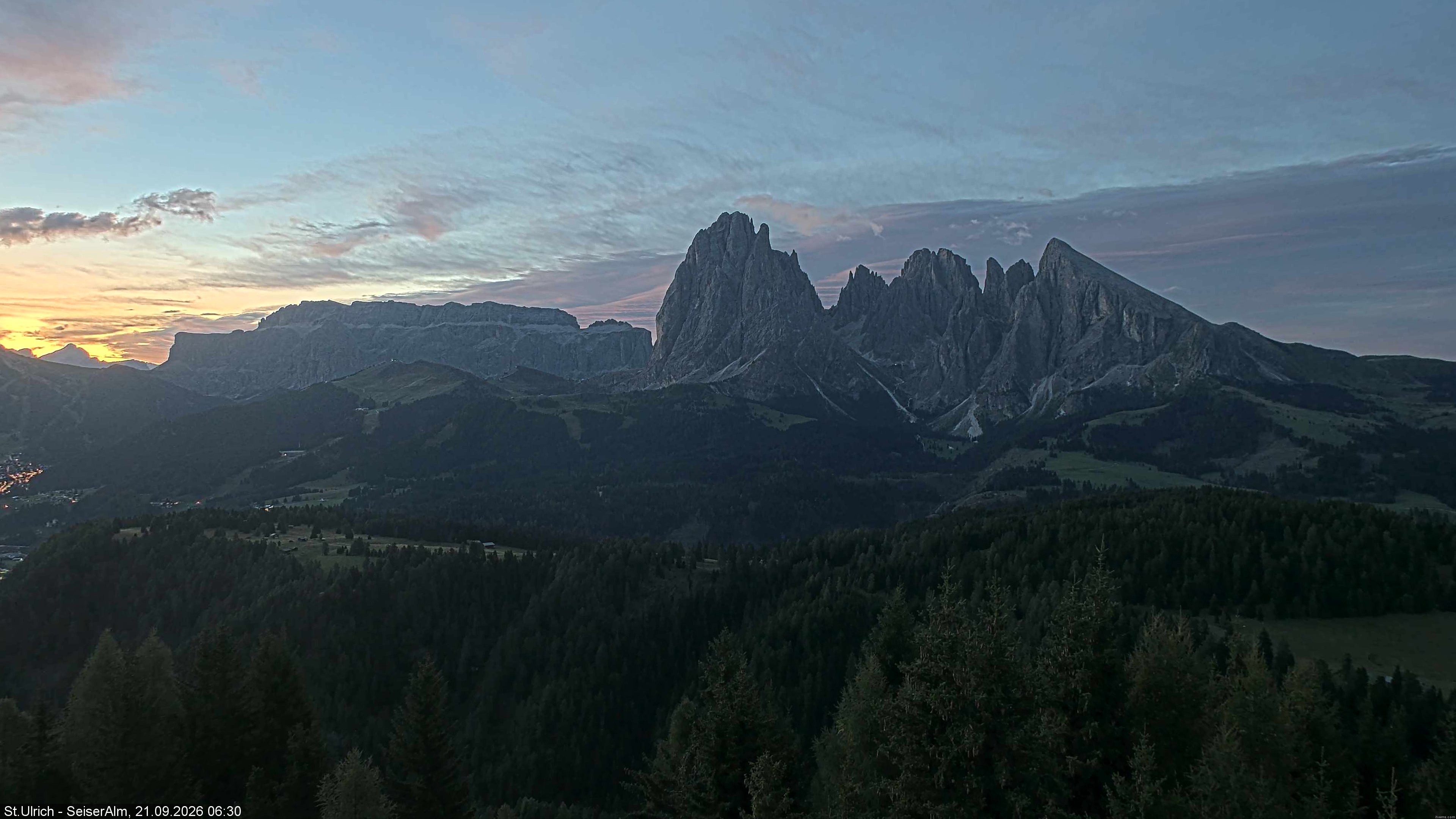 Archiv Foto Webcam Ausblick Seiser Alm