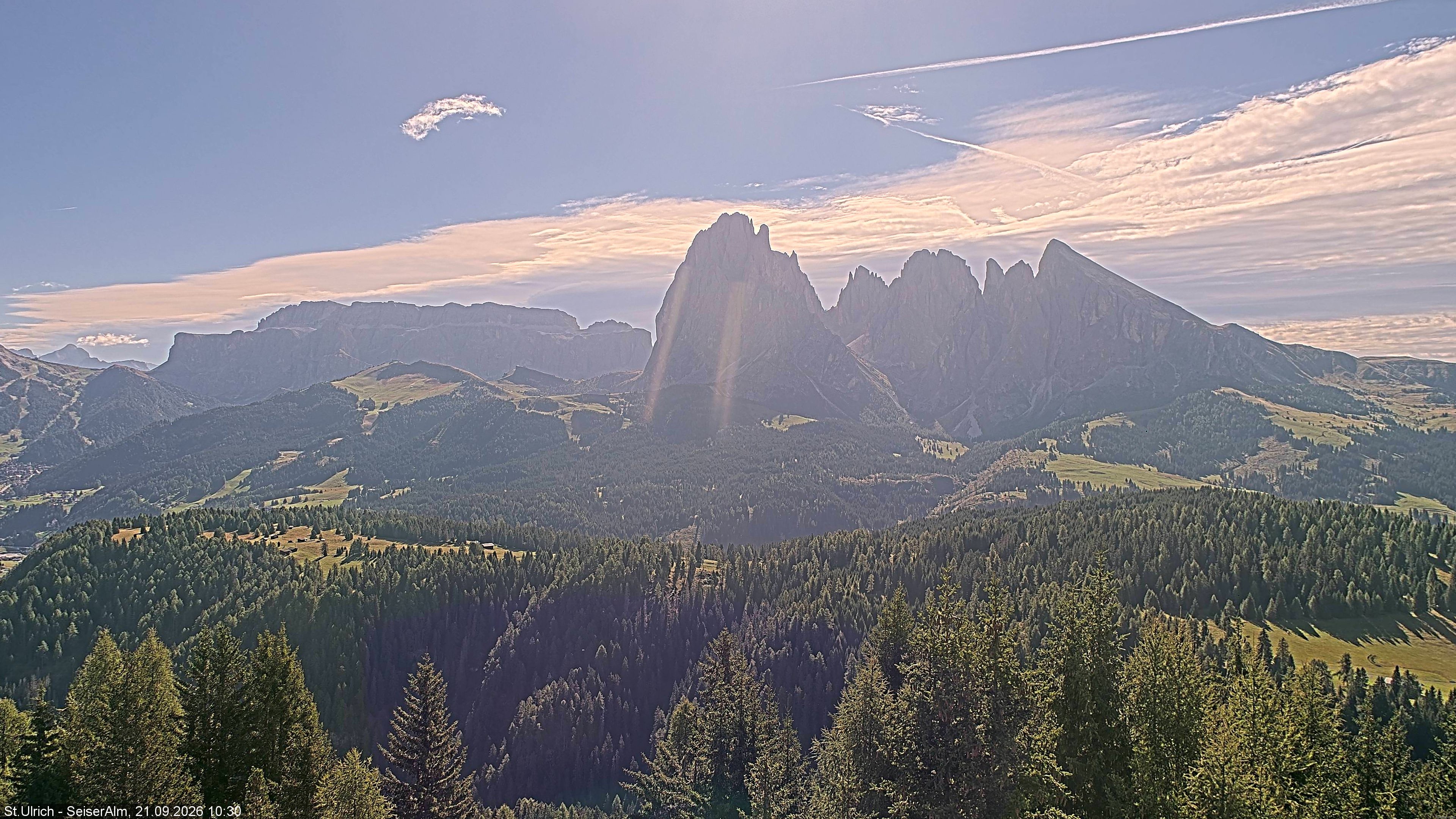 Archiv Foto Webcam Ausblick Seiser Alm