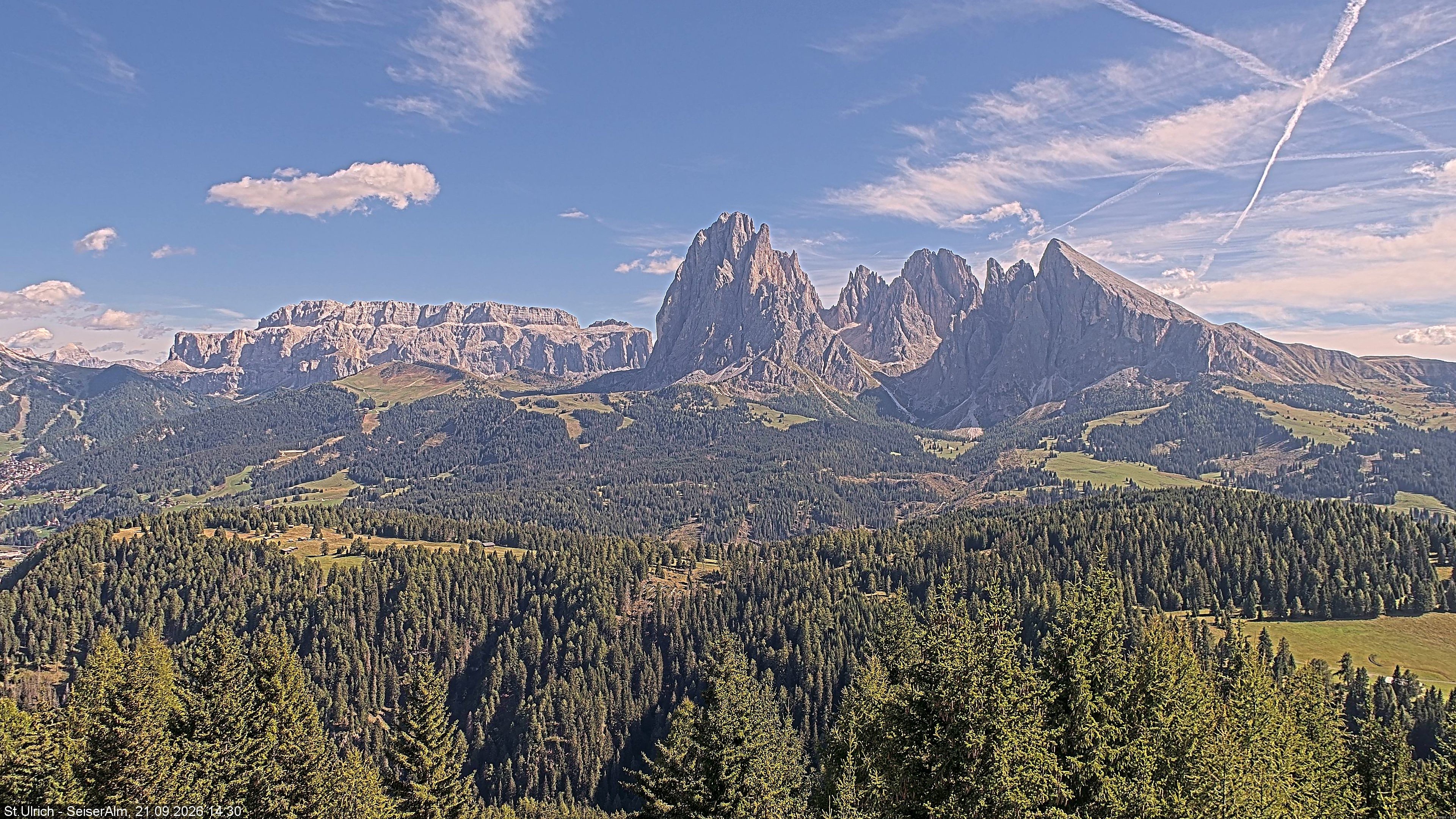 Archiv Foto Webcam Ausblick Seiser Alm