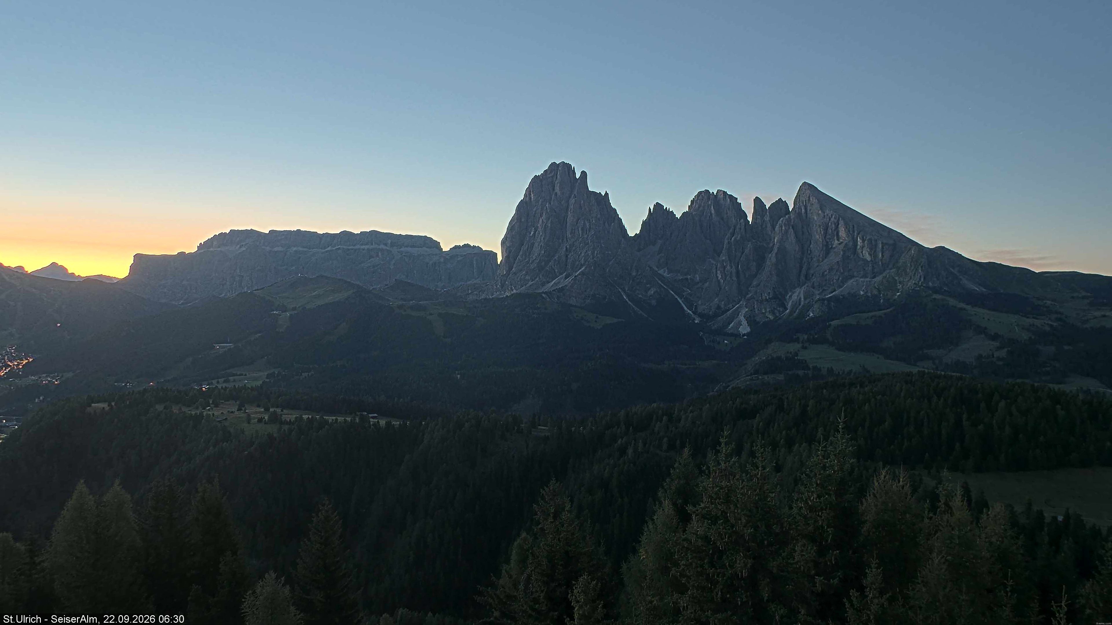Archiv Foto Webcam Ausblick Seiser Alm