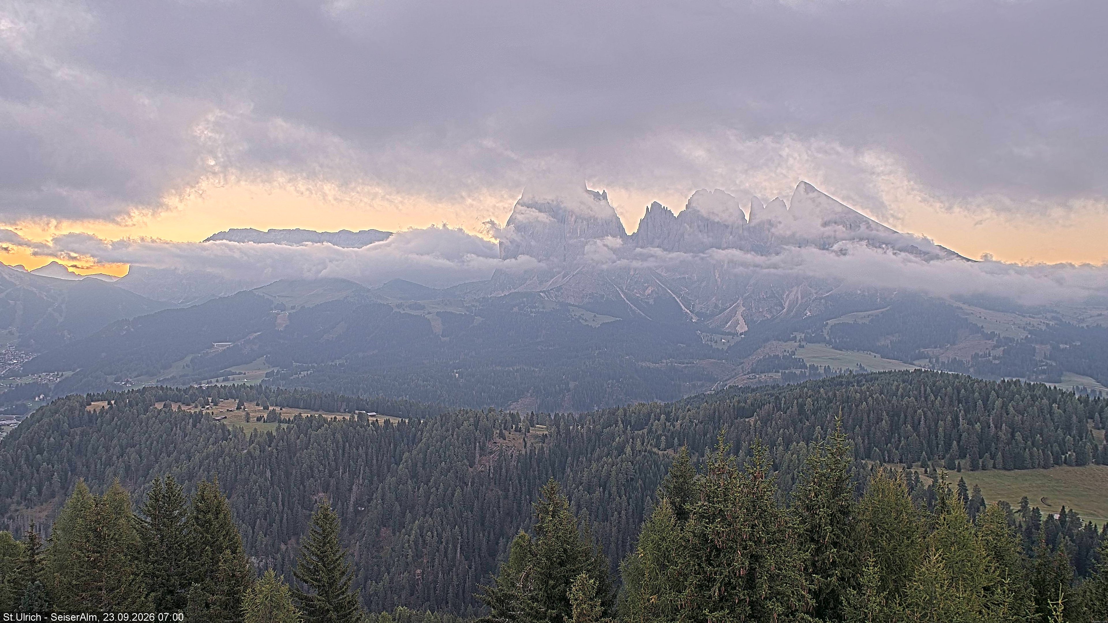 Archiv Foto Webcam Ausblick Seiser Alm