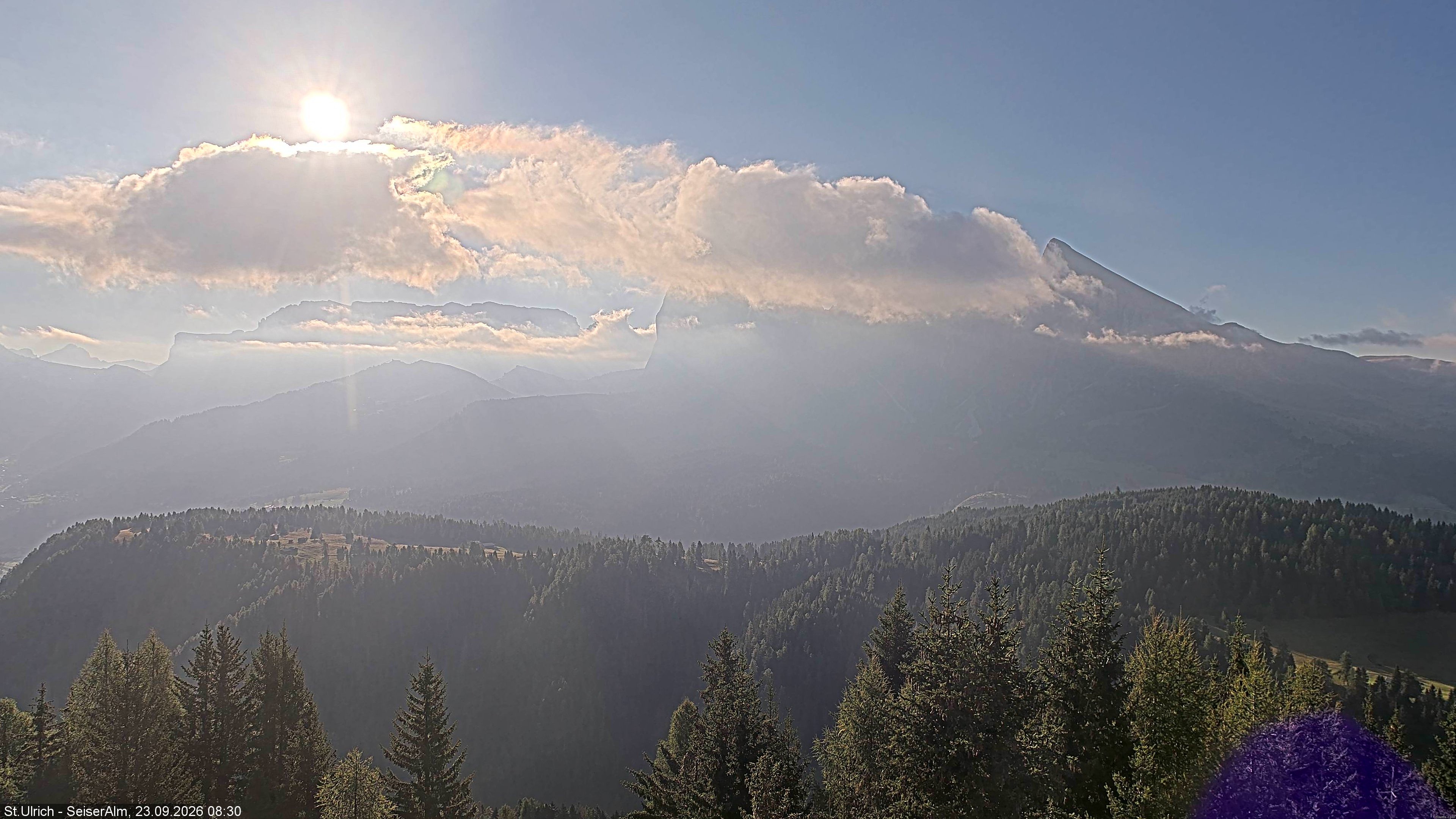 Archiv Foto Webcam Ausblick Seiser Alm