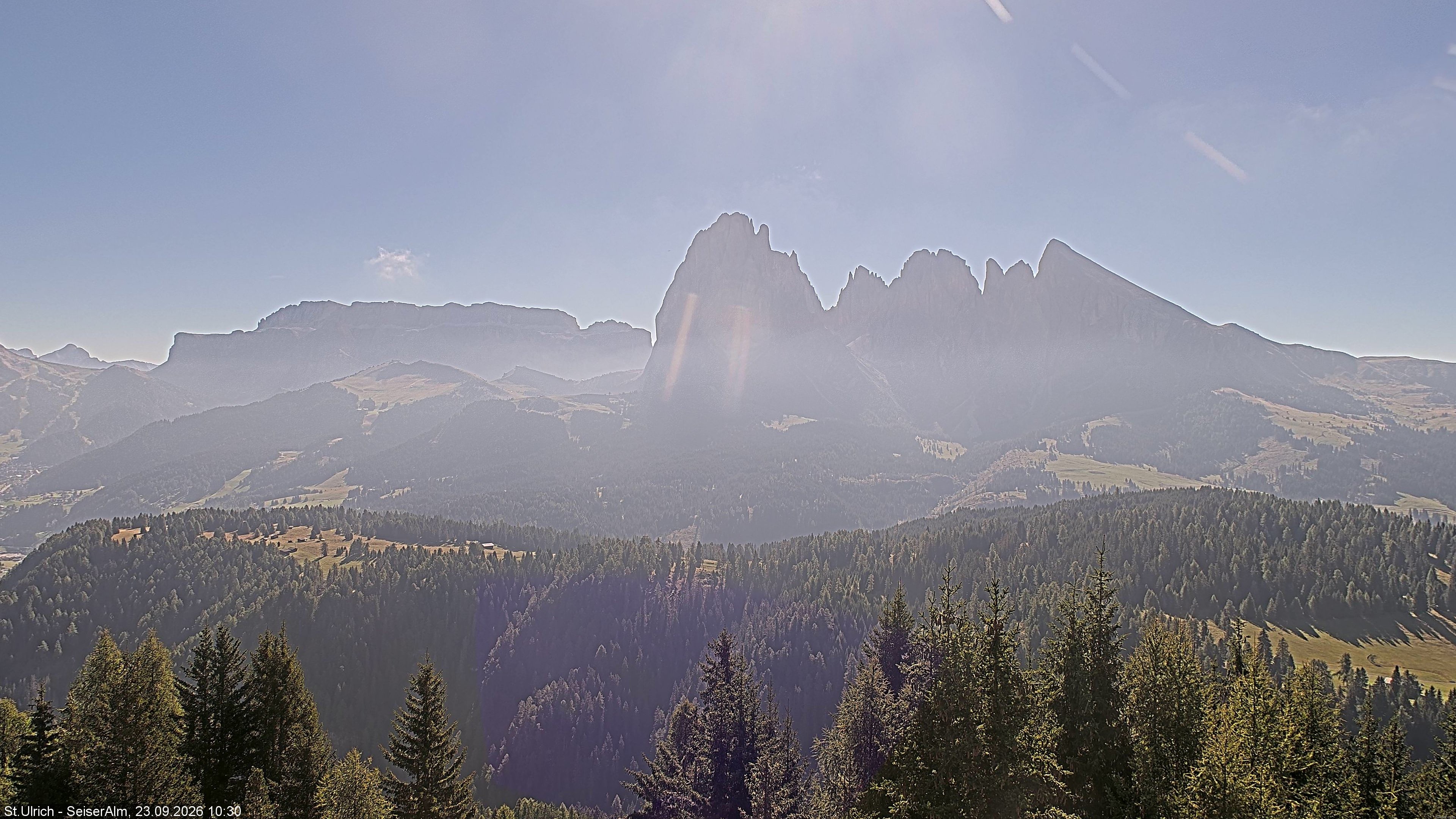 Archiv Foto Webcam Ausblick Seiser Alm