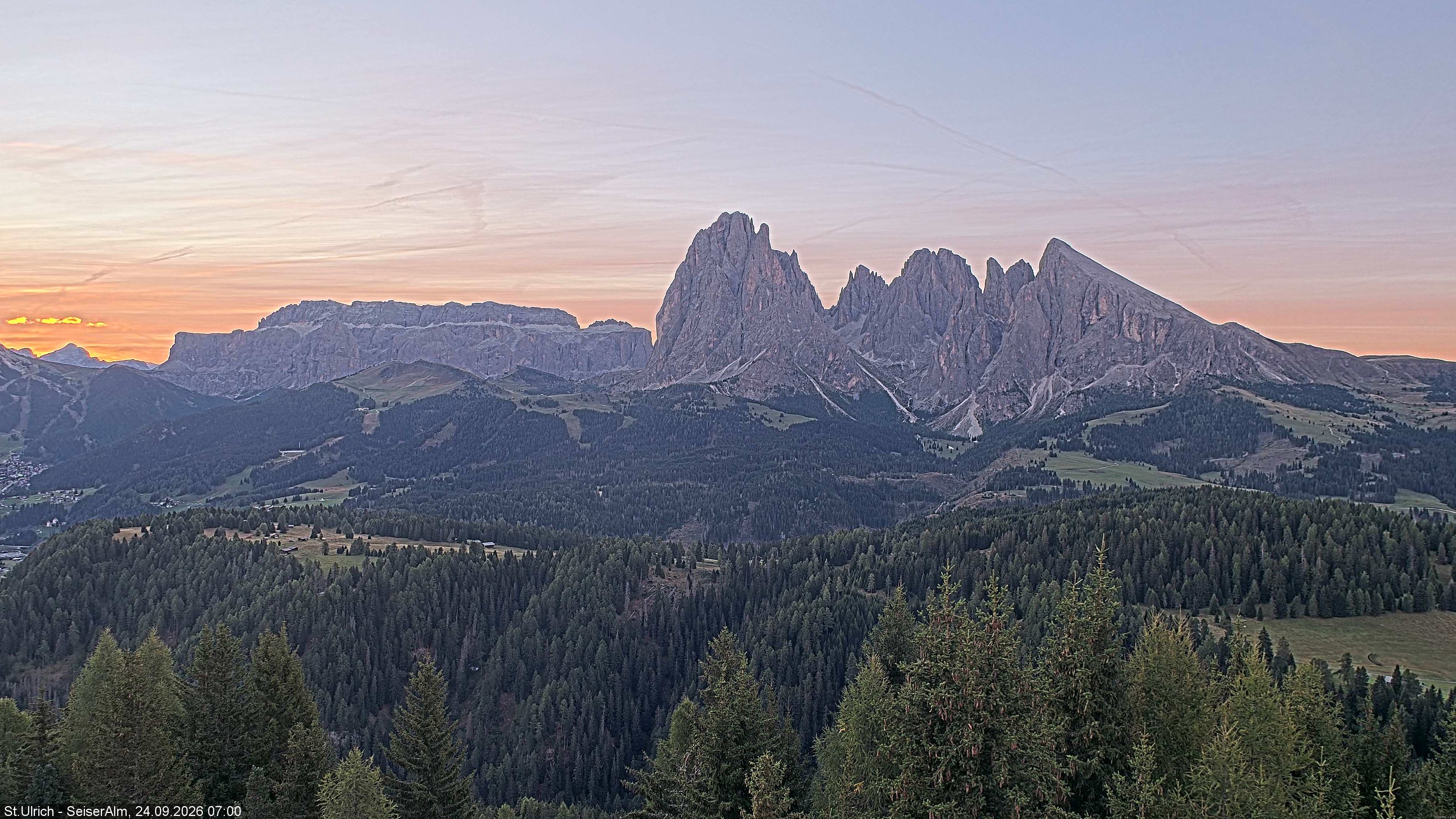 Archived image Webcam Vista Alpe di Siusi