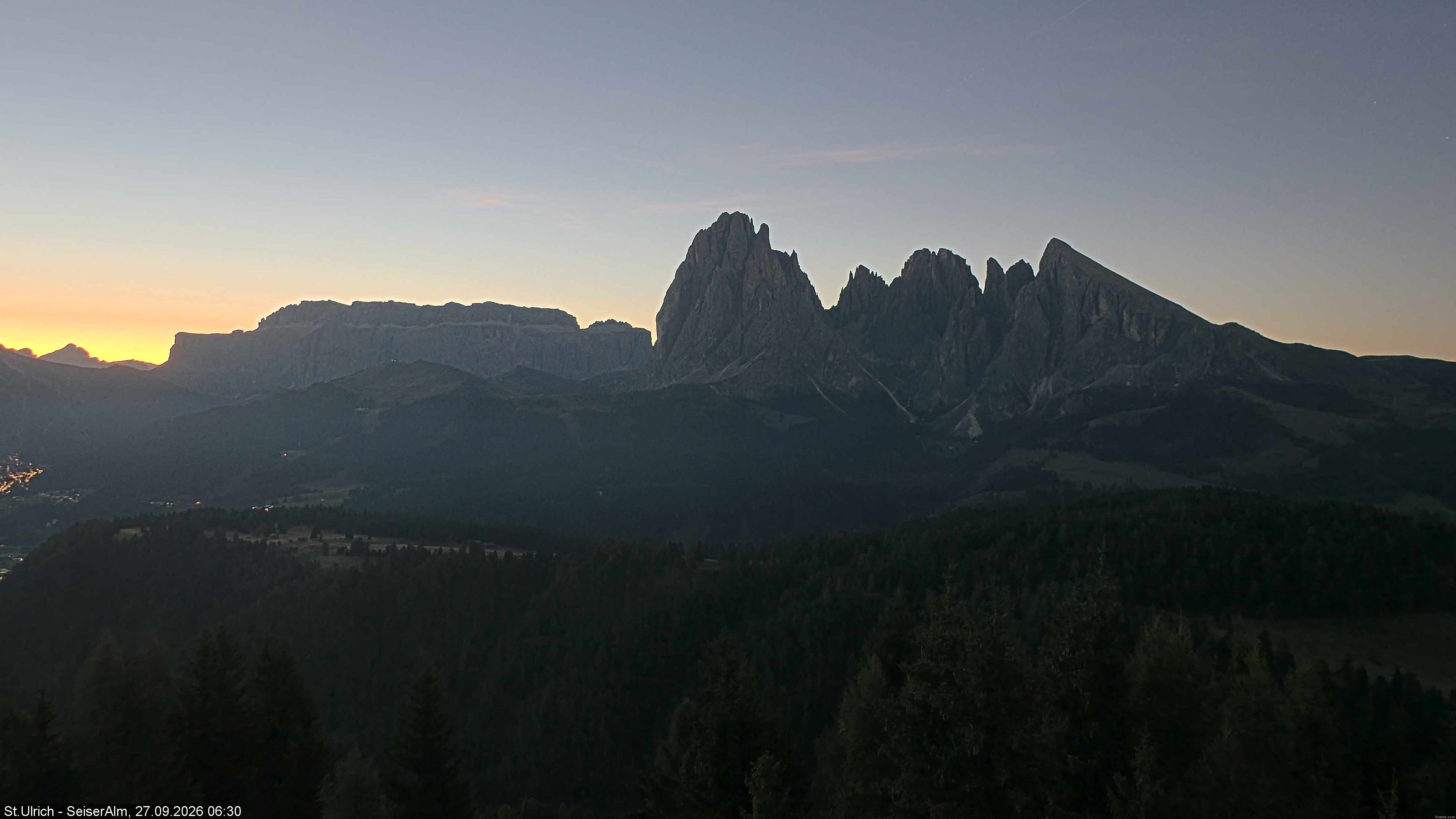 Archived image Webcam Vista Alpe di Siusi