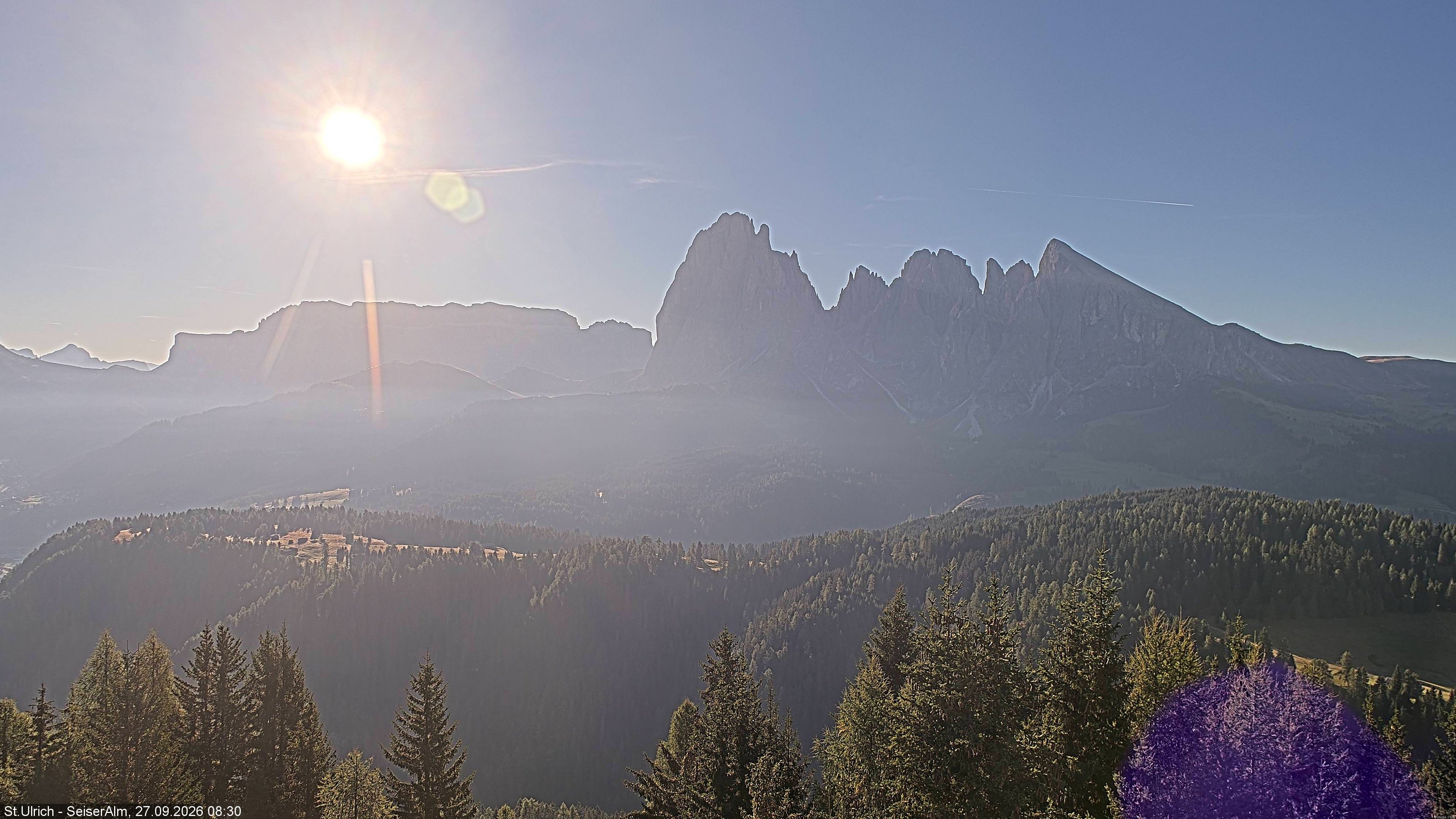 Archived image Webcam Vista Alpe di Siusi
