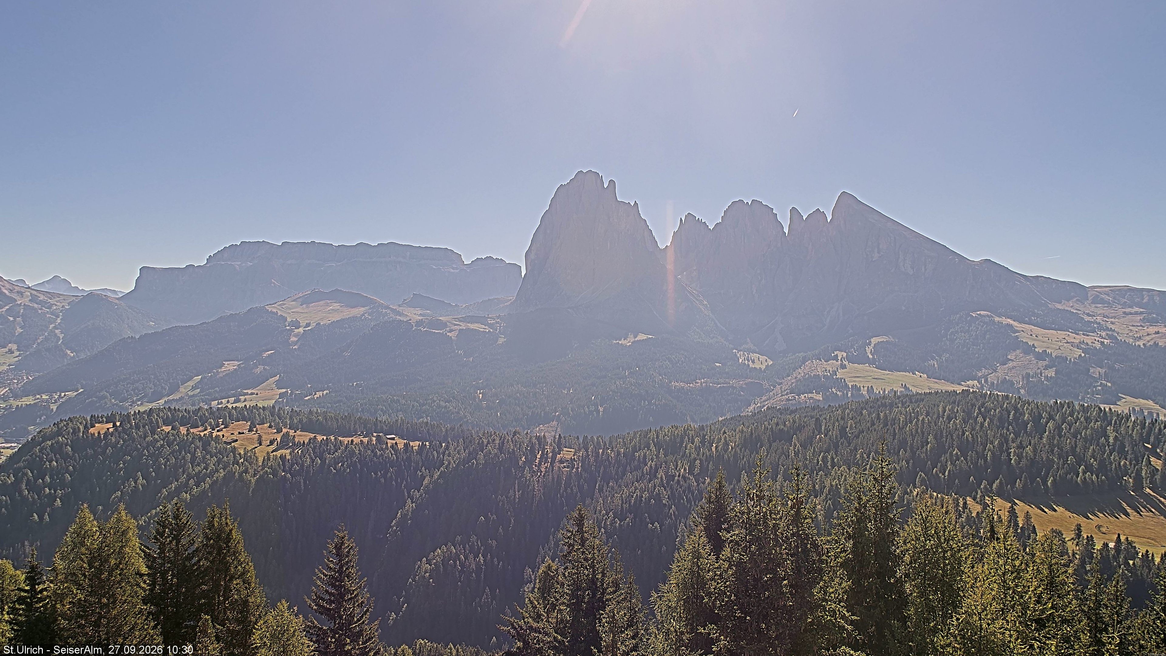 Archived image Webcam Vista Alpe di Siusi