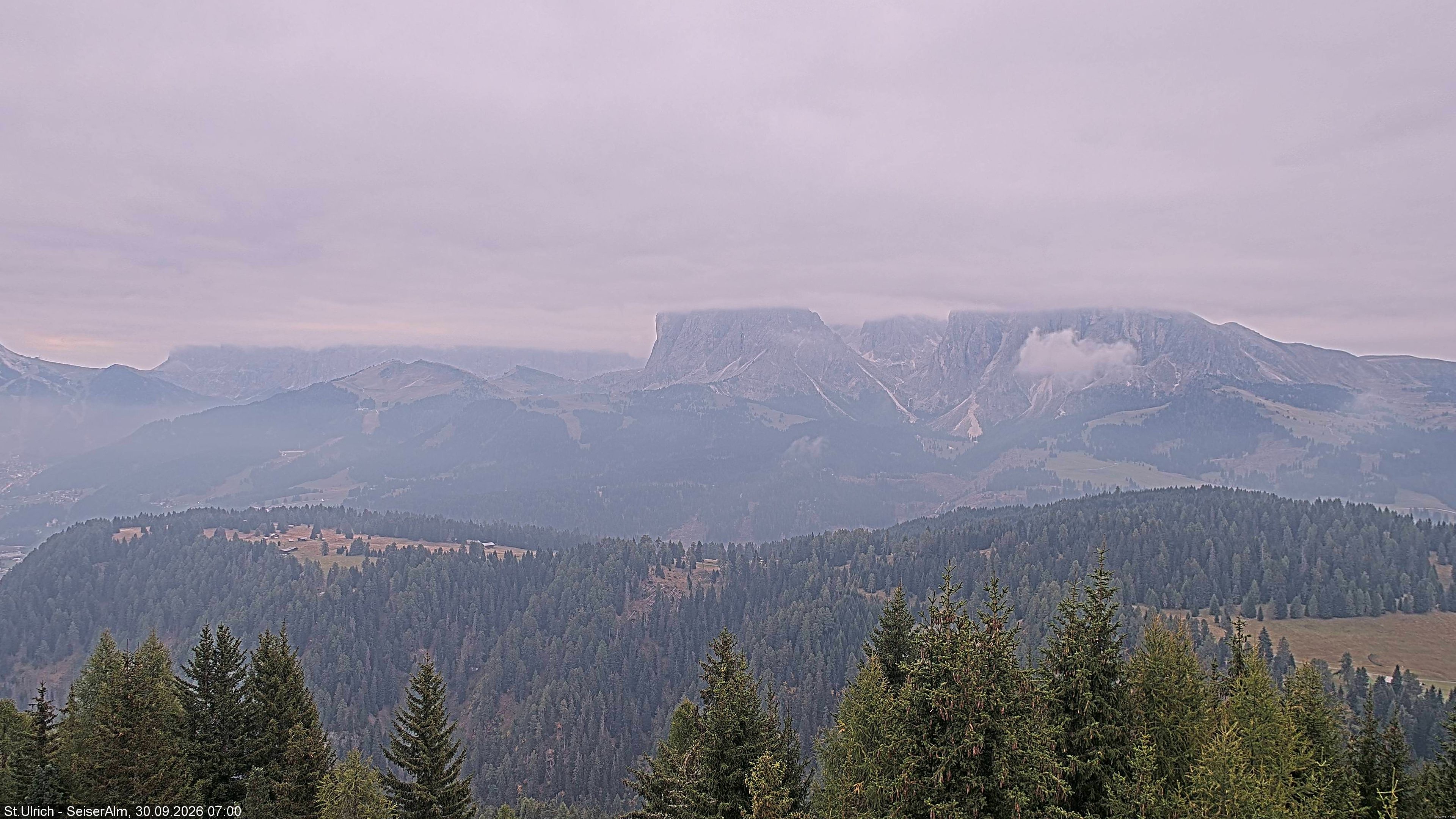 Archiv Foto Webcam Ausblick Seiser Alm