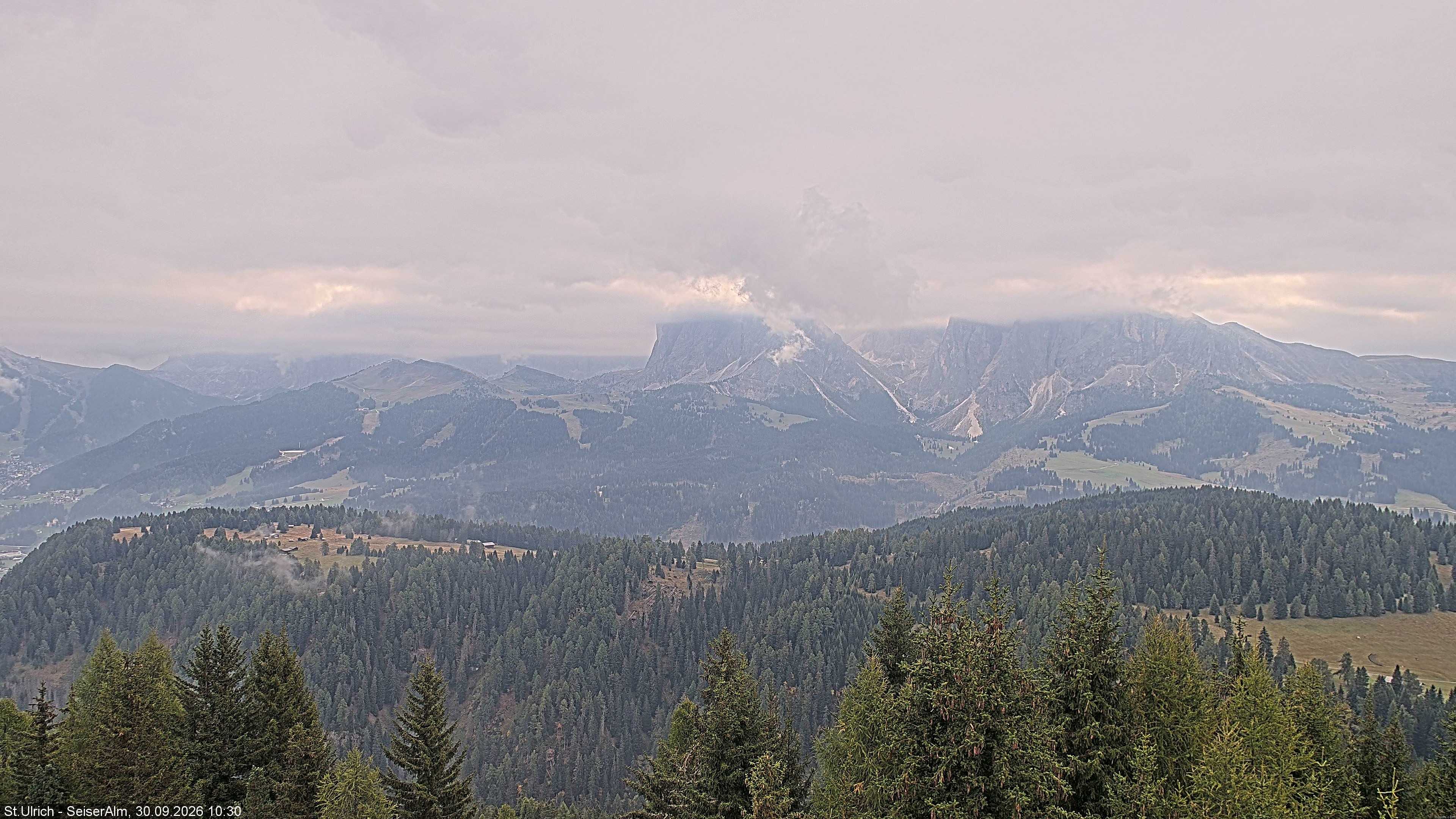 Archiv Foto Webcam Ausblick Seiser Alm
