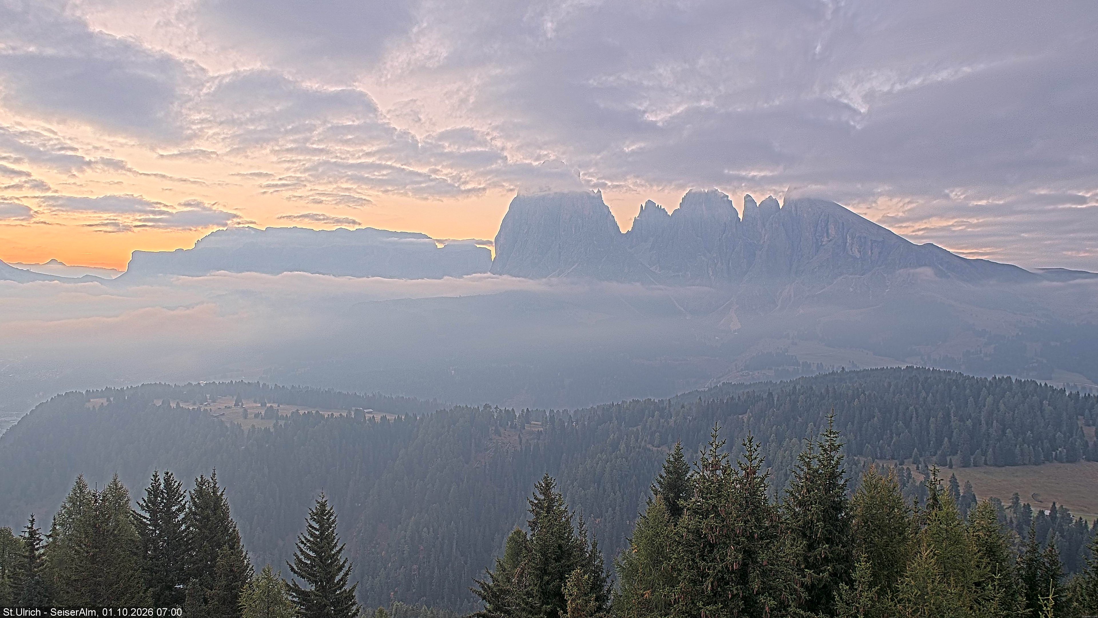 Archiv Foto Webcam Ausblick Seiser Alm