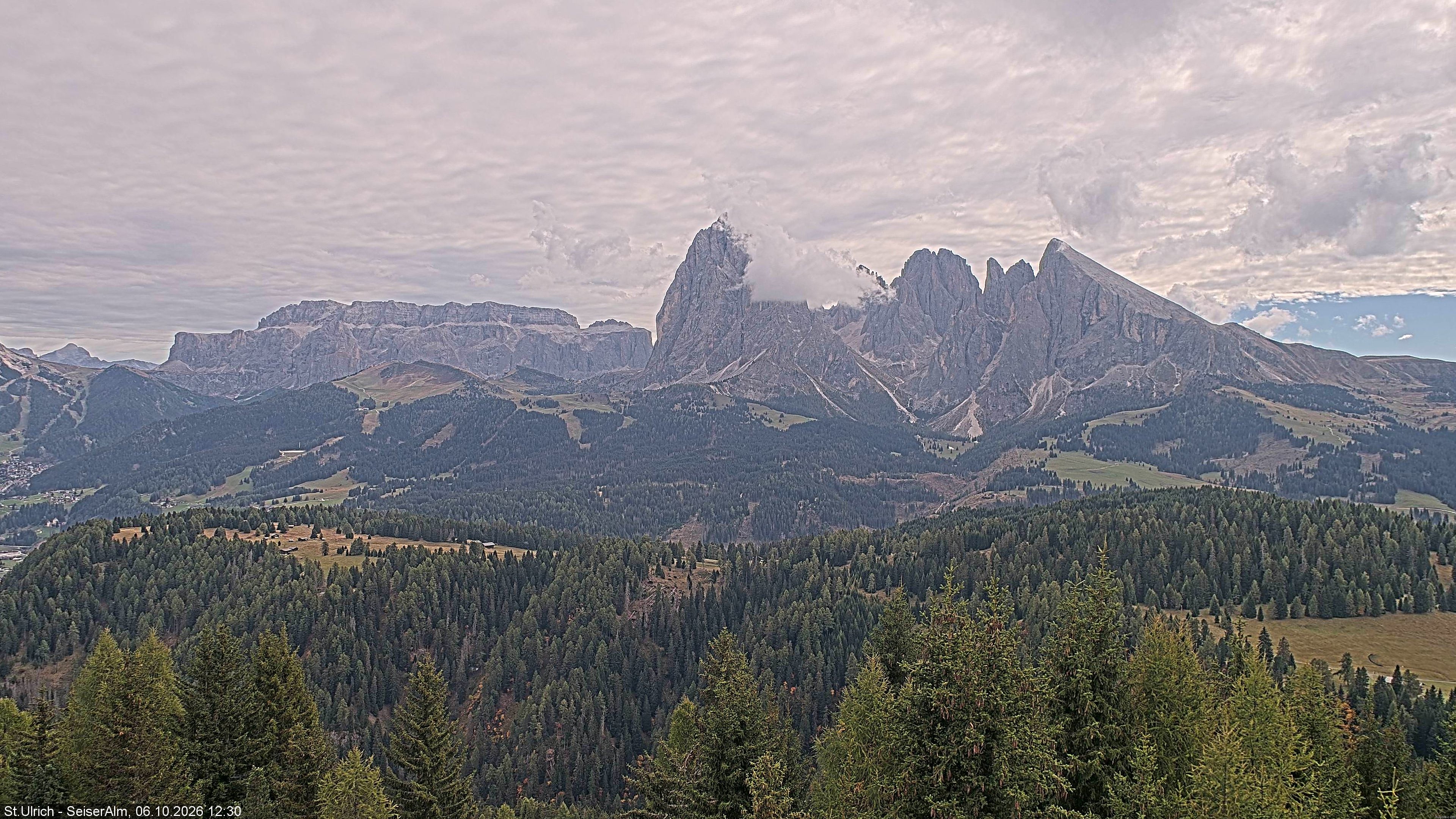 Archiv Foto Webcam Ausblick Seiser Alm