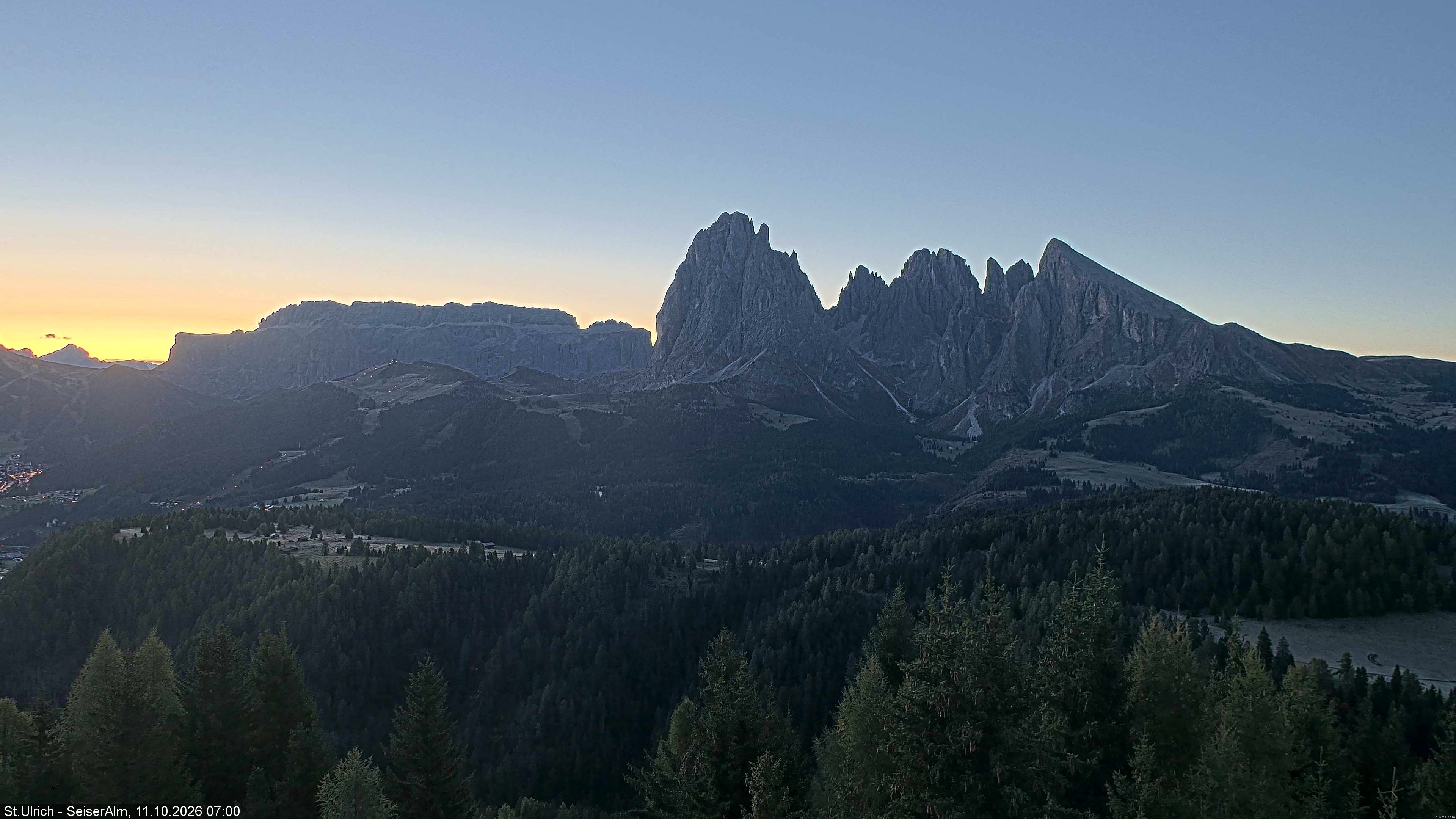 Archiv Foto Webcam Ausblick Seiser Alm