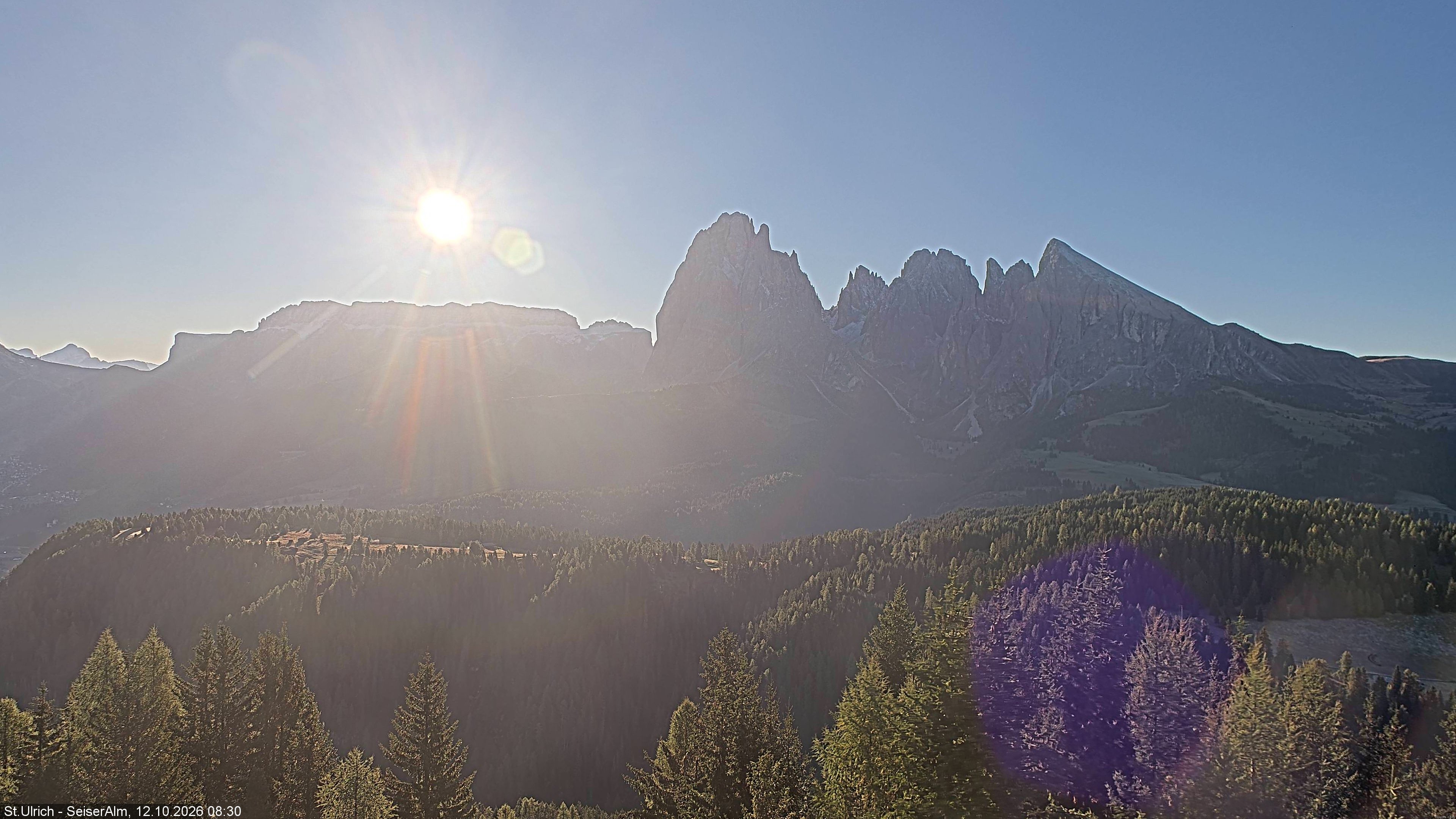 Archived image Webcam Vista Alpe di Siusi