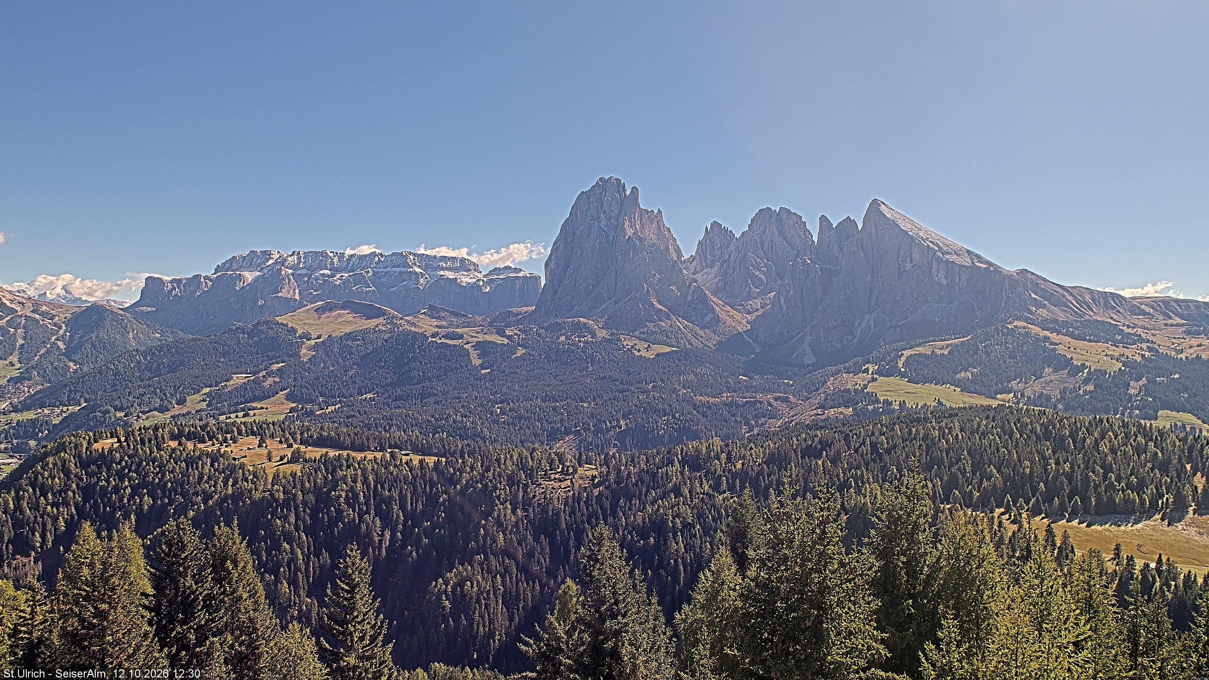 Archived image Webcam Vista Alpe di Siusi
