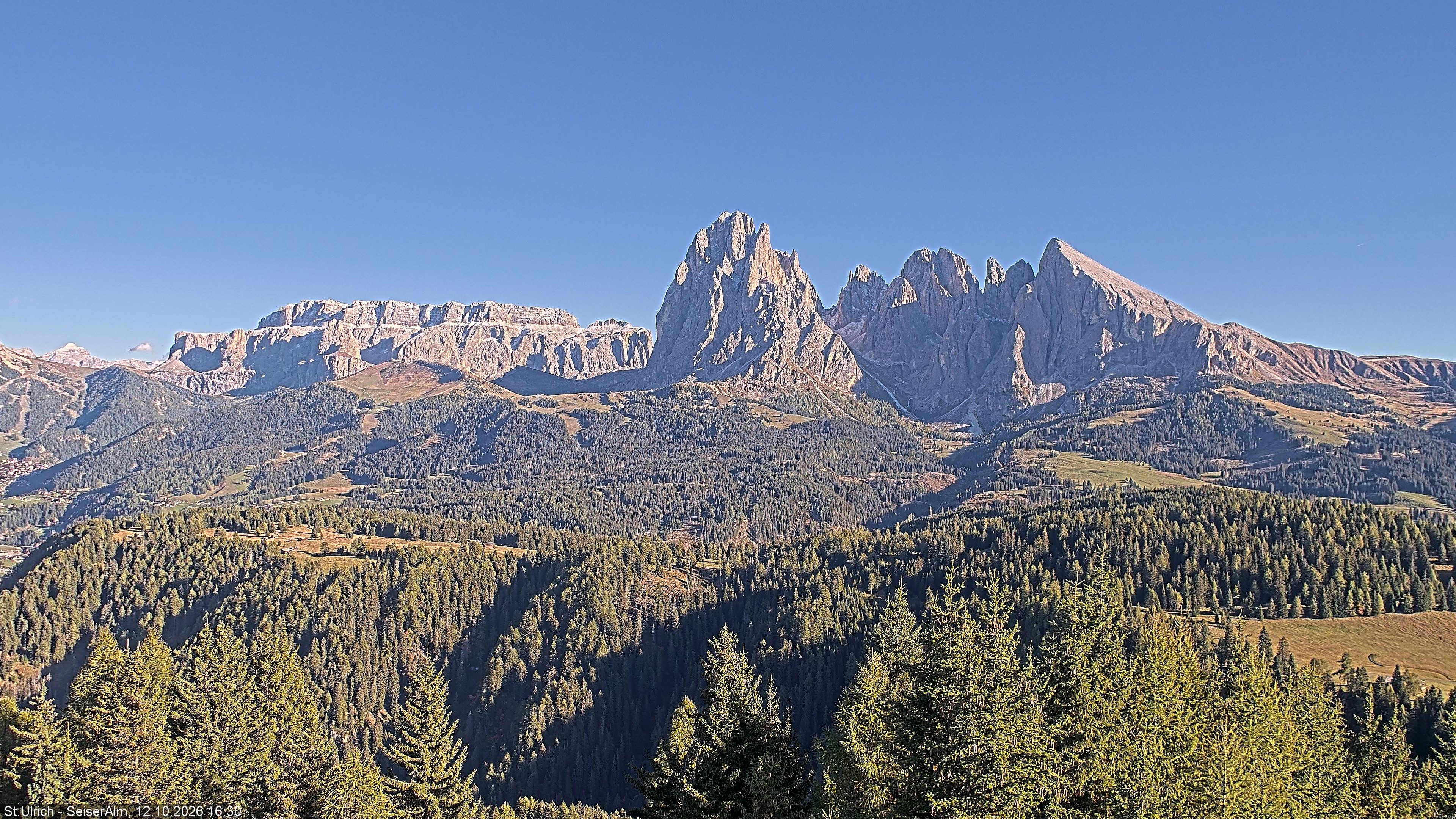 Archived image Webcam Vista Alpe di Siusi