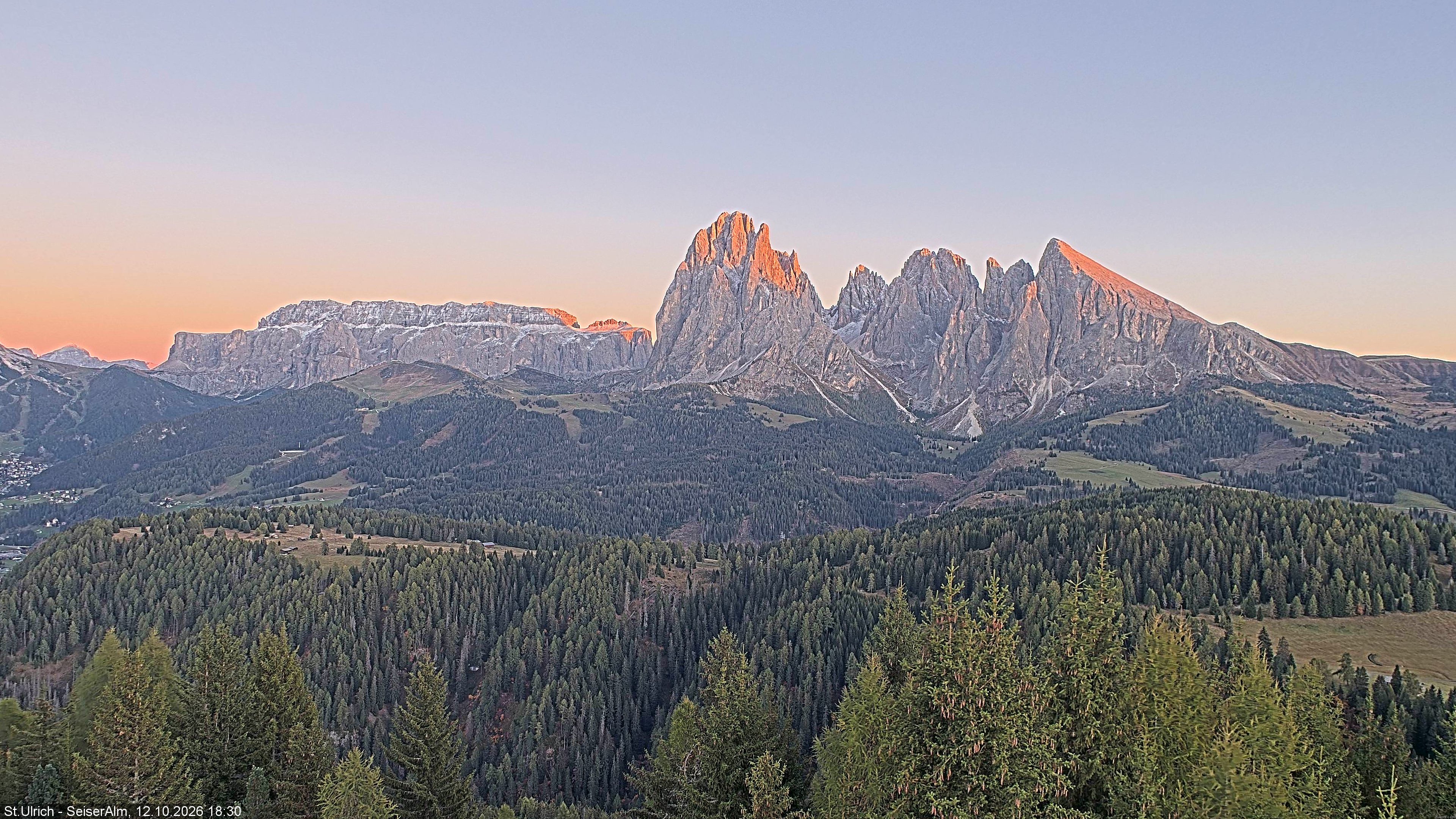 Archived image Webcam Vista Alpe di Siusi