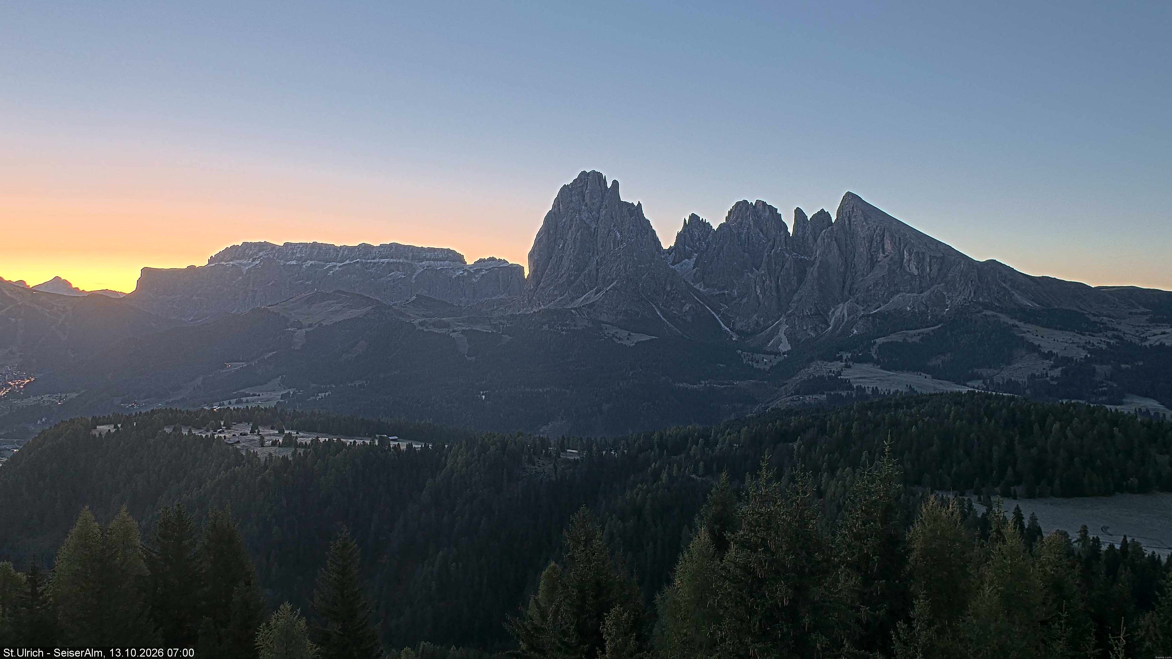 Archiv Foto Webcam Ausblick Seiser Alm