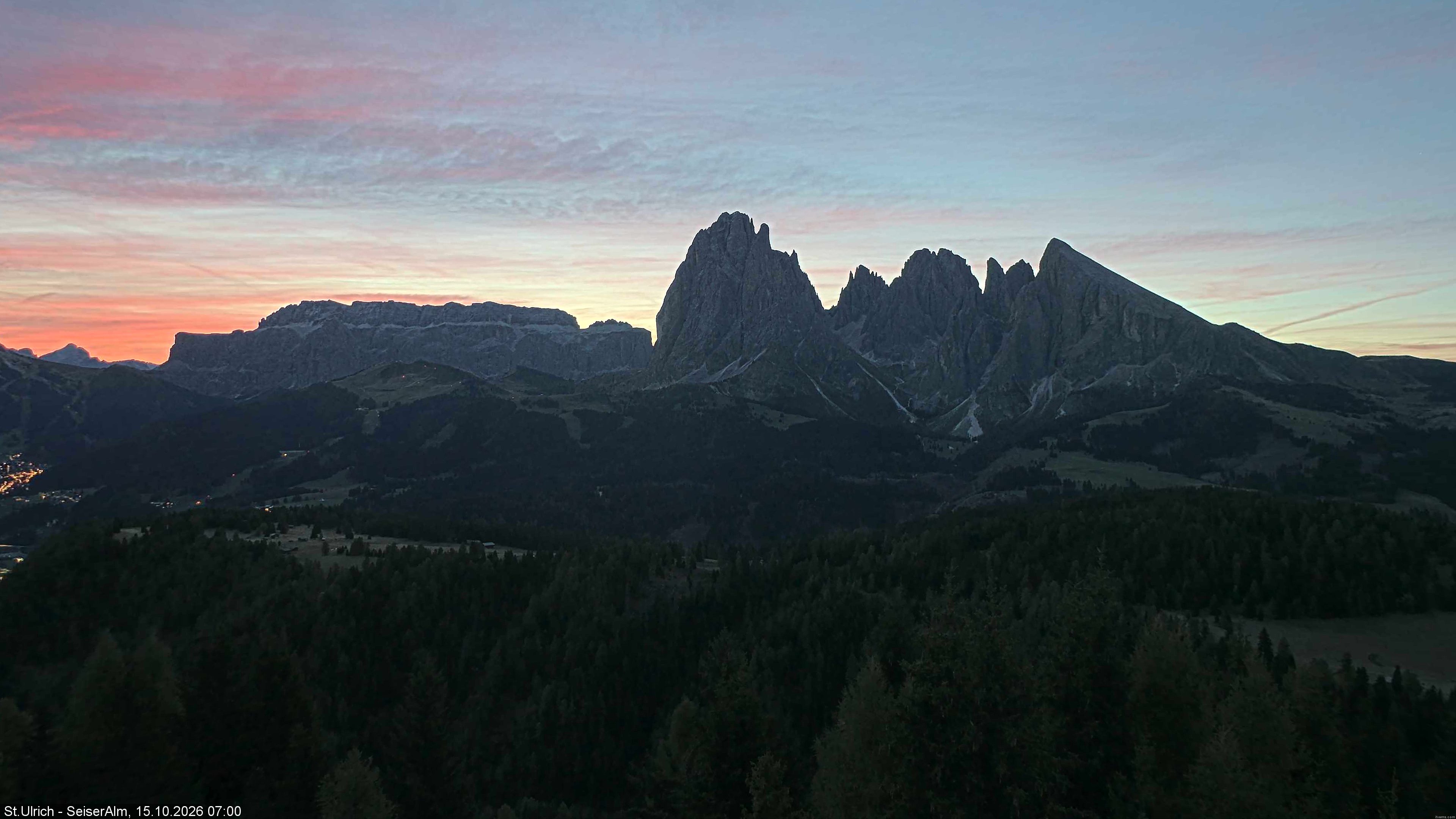 Archiv Foto Webcam Ausblick Seiser Alm