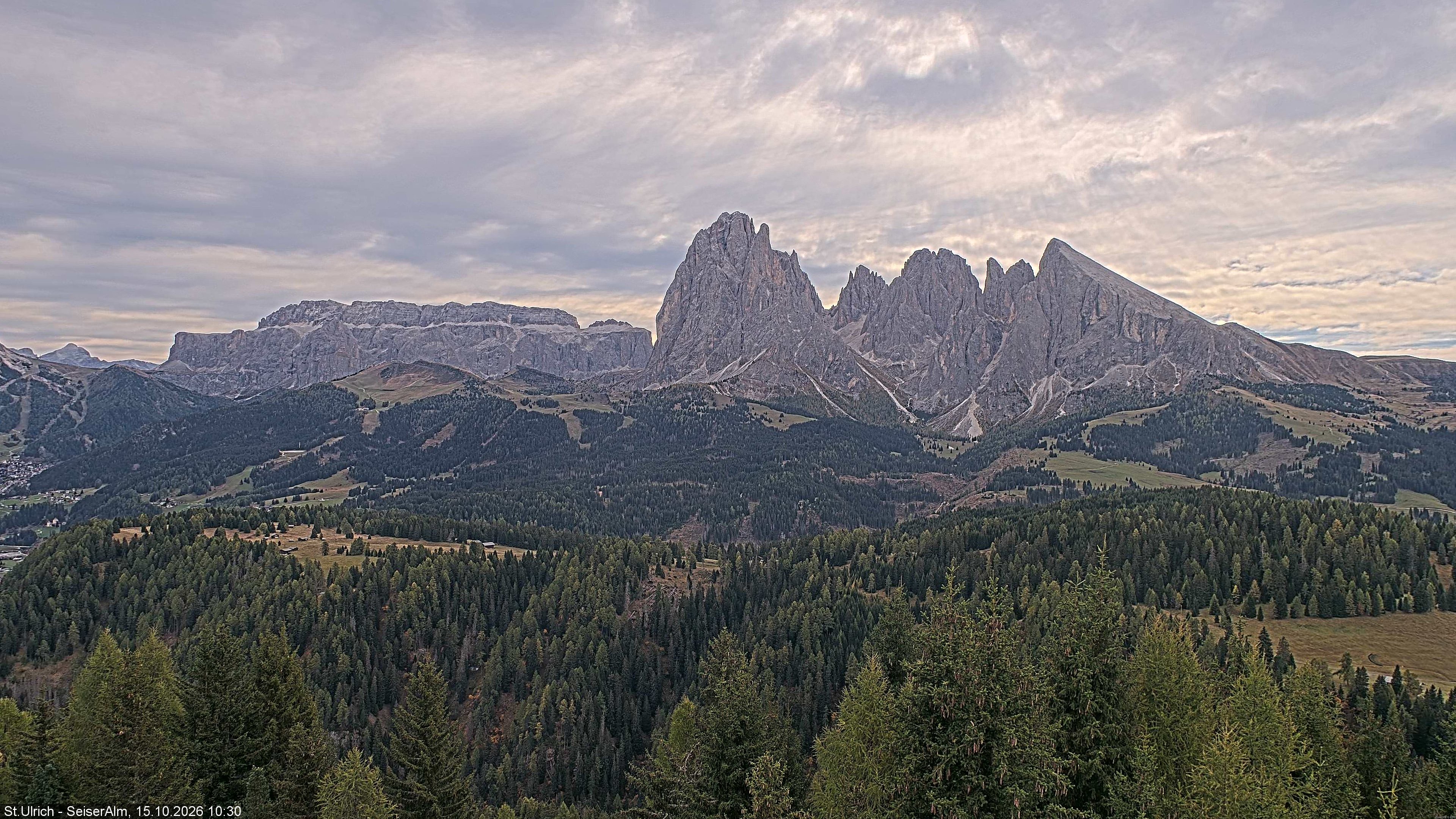 Archiv Foto Webcam Ausblick Seiser Alm