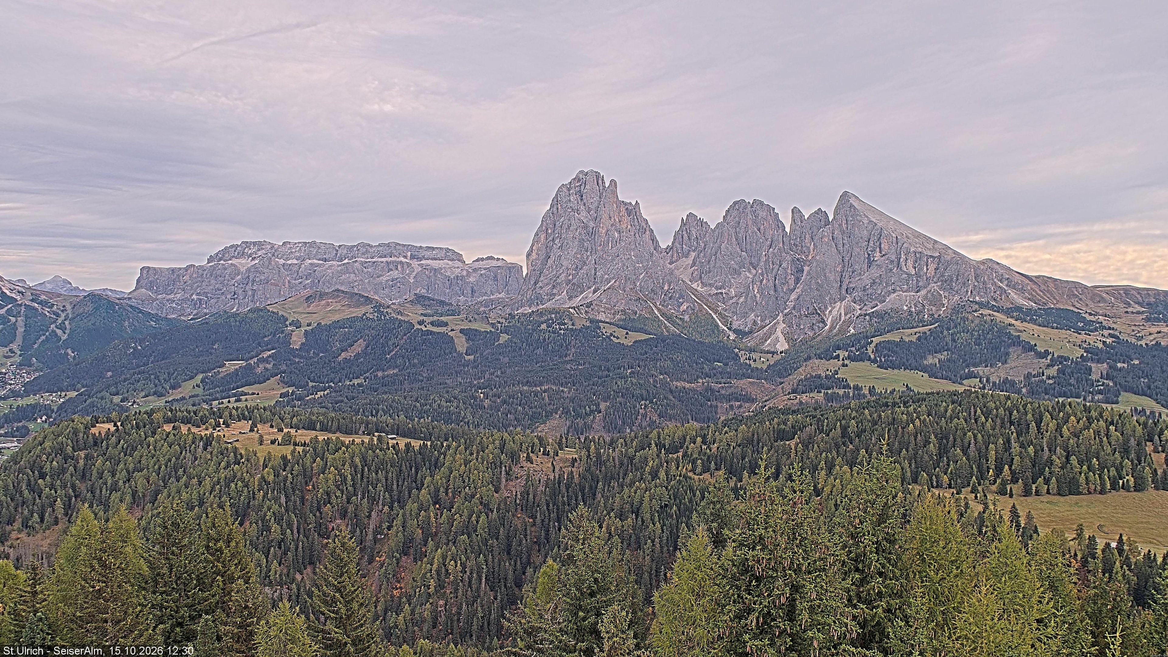 Archiv Foto Webcam Ausblick Seiser Alm
