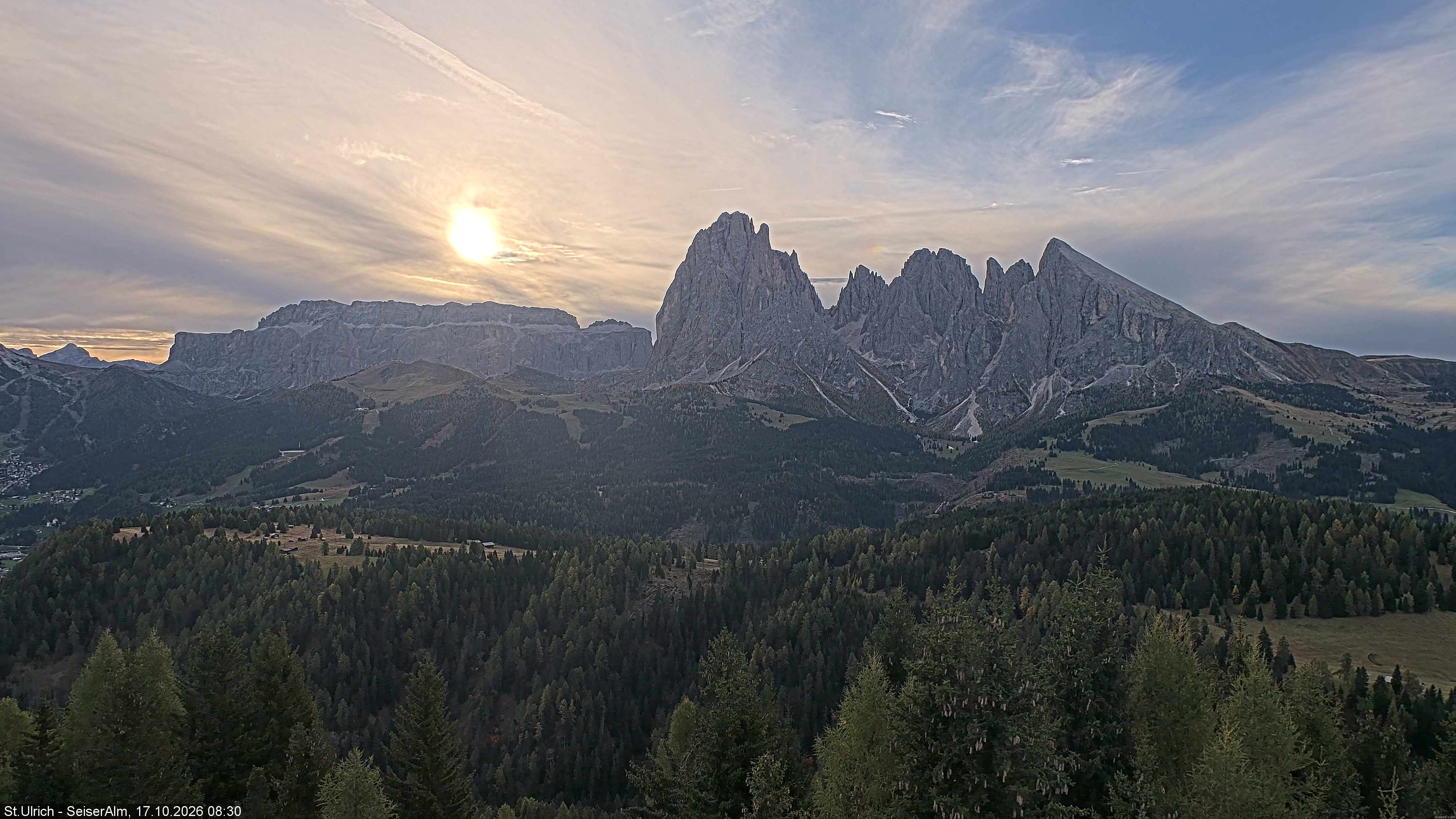 Archiv Foto Webcam Ausblick Seiser Alm
