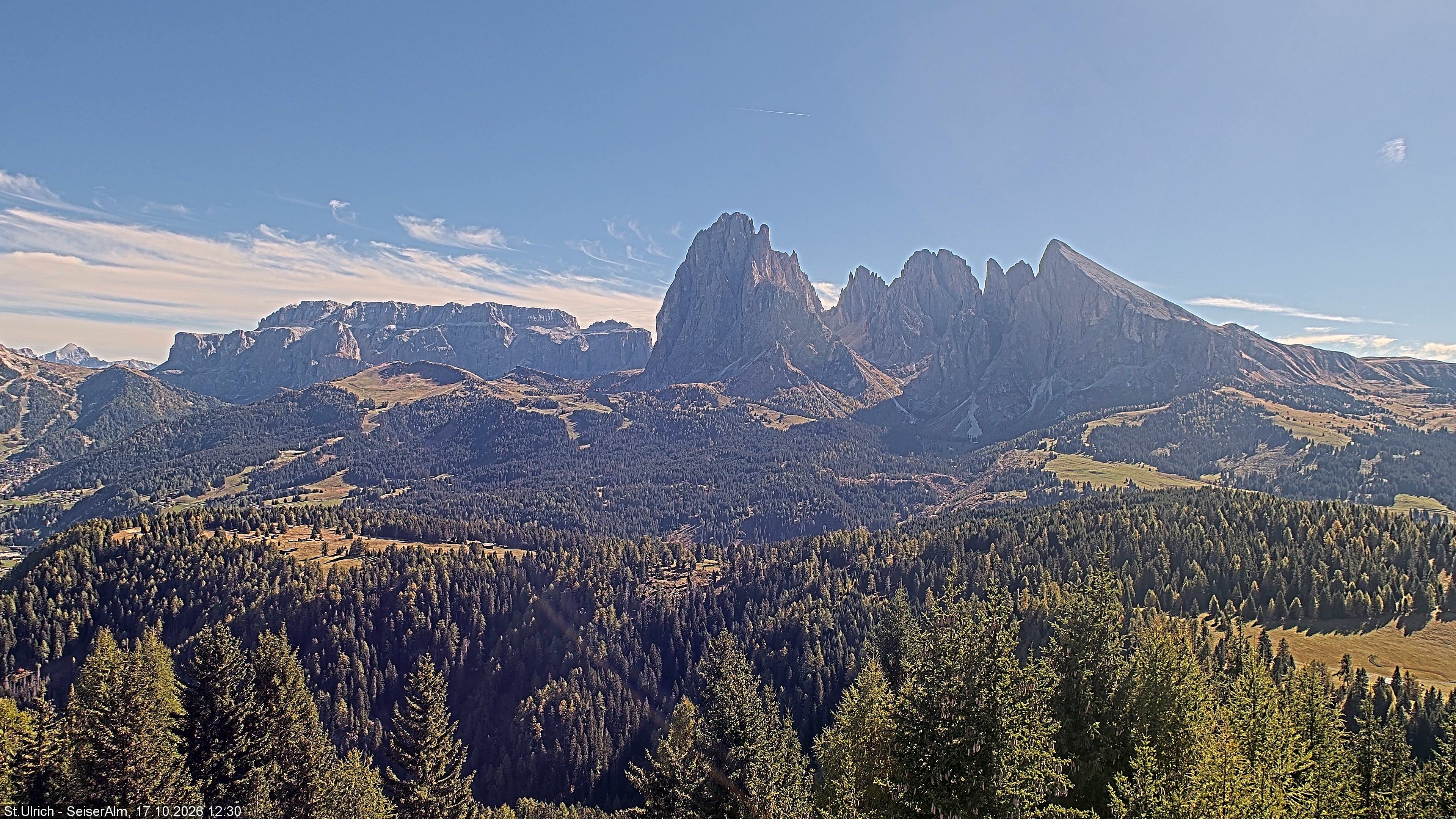 Archiv Foto Webcam Ausblick Seiser Alm