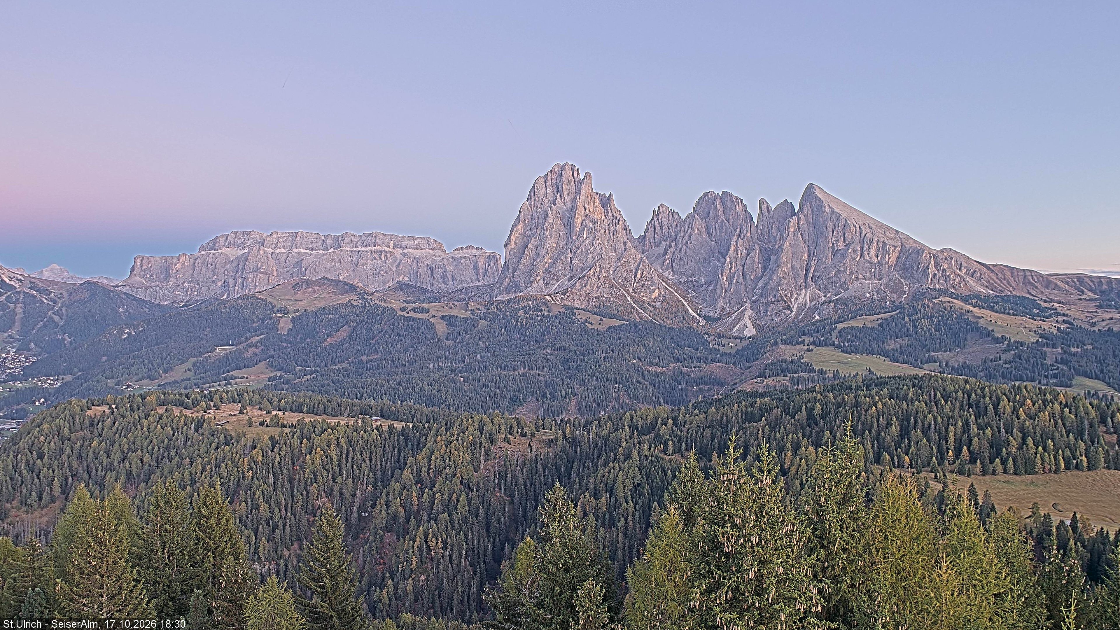 Archiv Foto Webcam Ausblick Seiser Alm