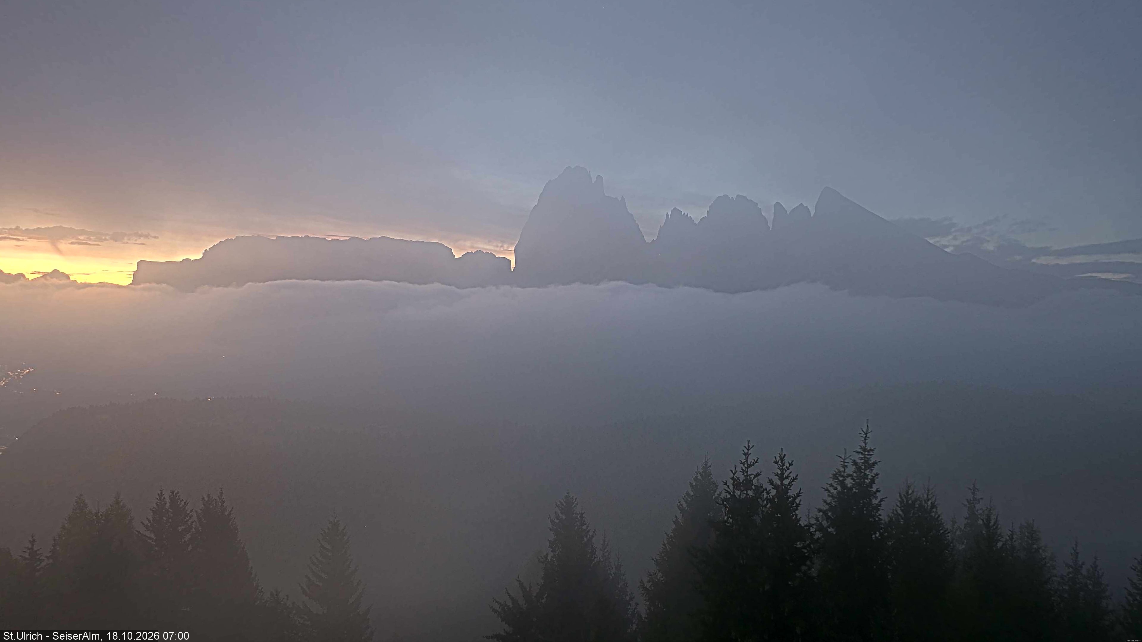 Archiv Foto Webcam Ausblick Seiser Alm