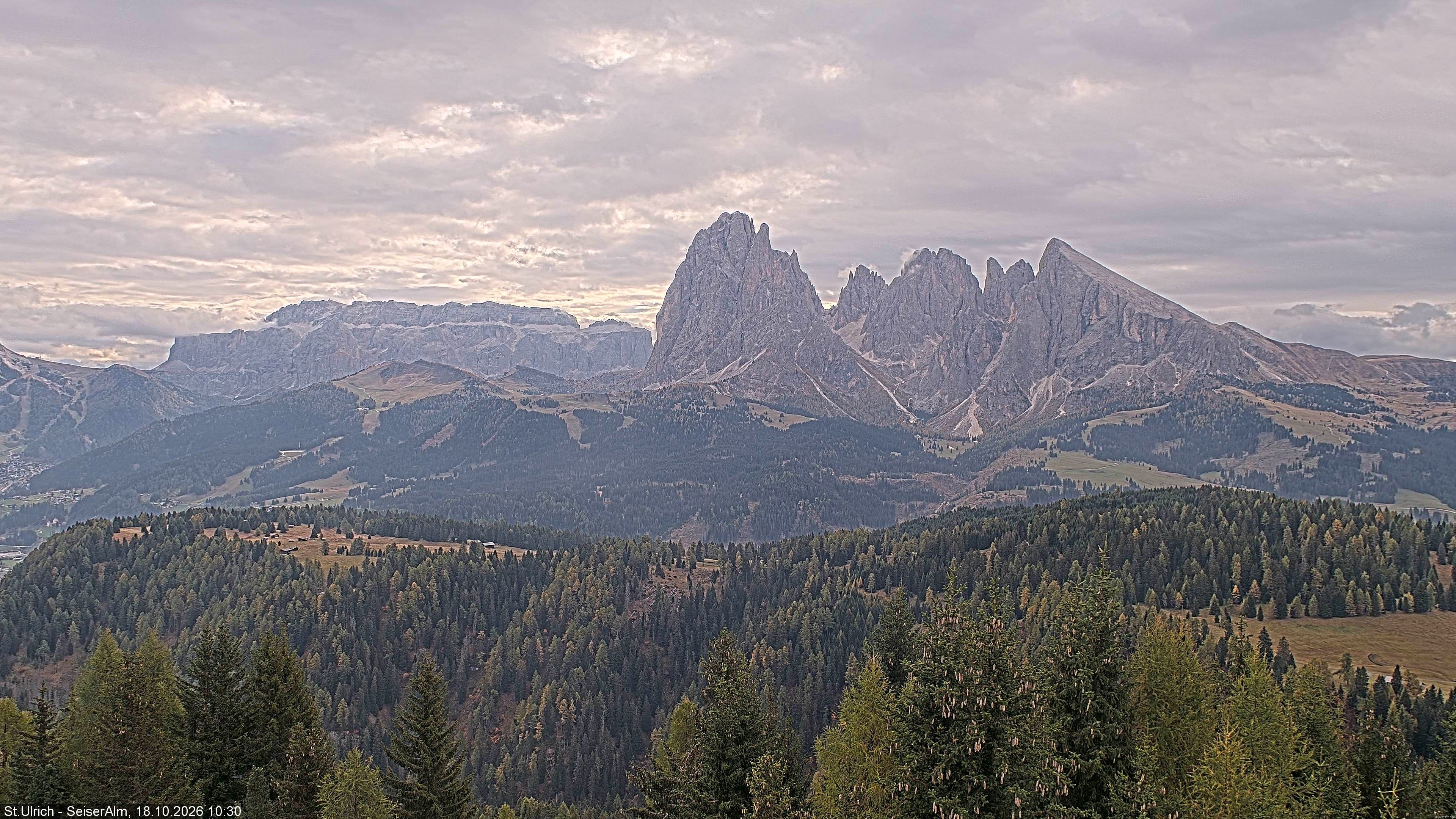 Archiv Foto Webcam Ausblick Seiser Alm