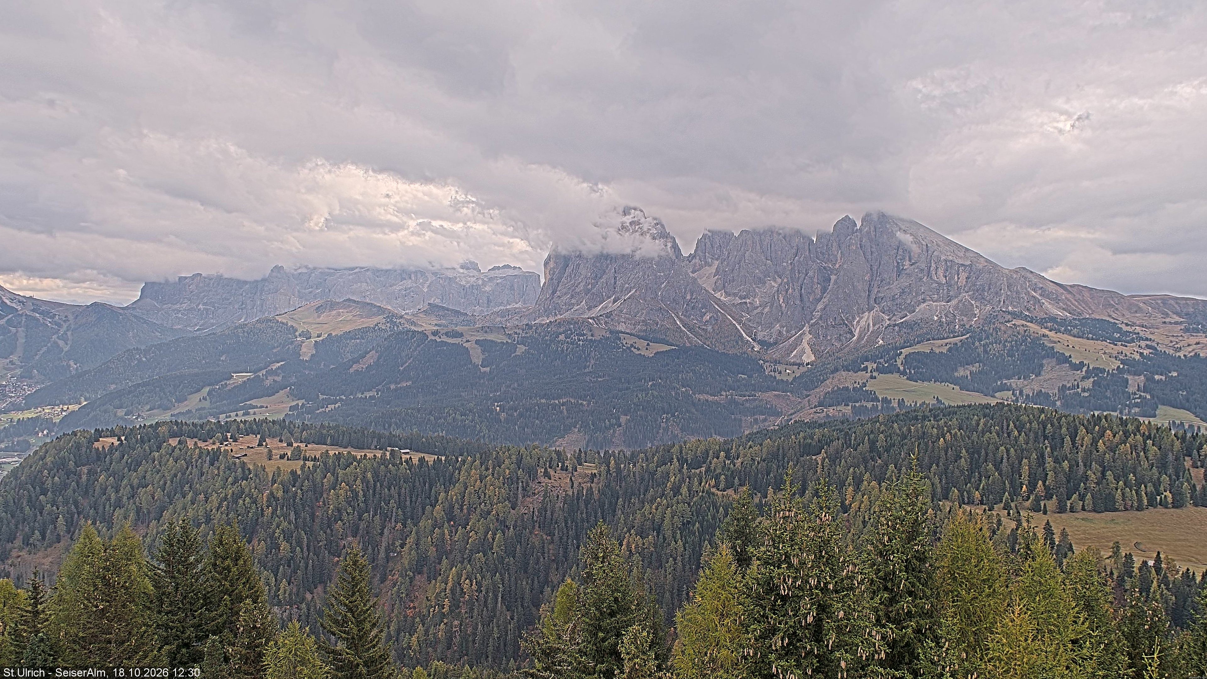Archiv Foto Webcam Ausblick Seiser Alm