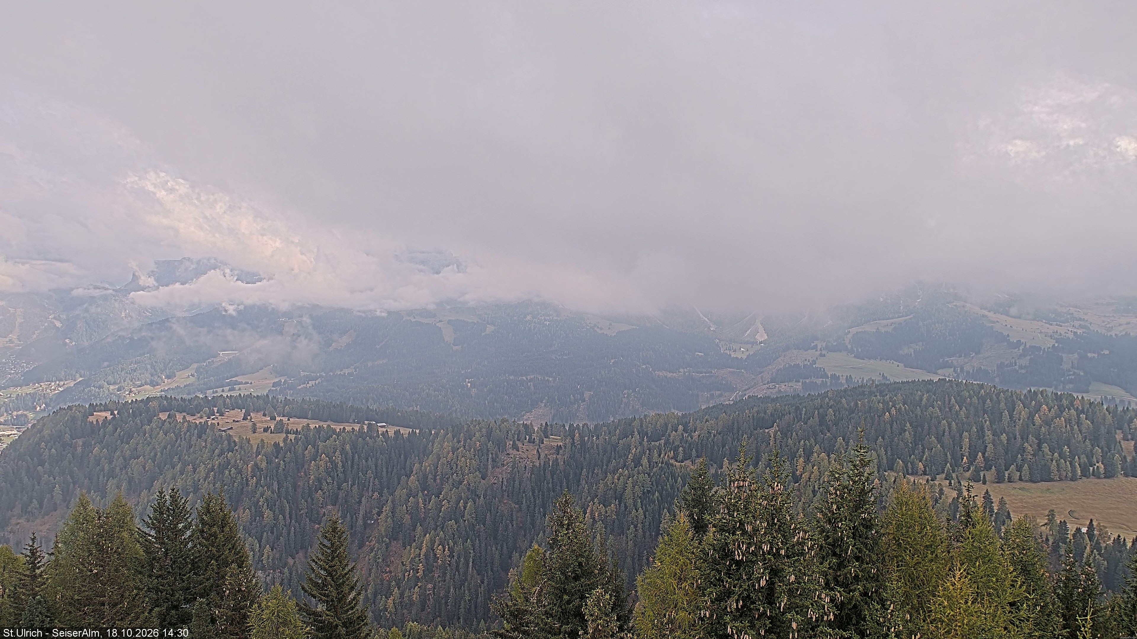 Archiv Foto Webcam Ausblick Seiser Alm